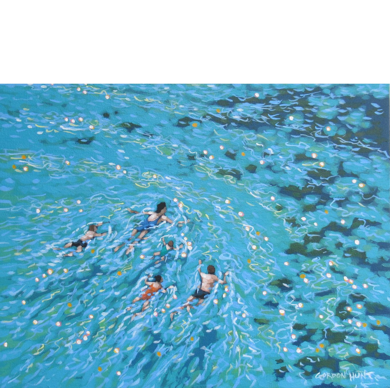 Family swim - wild swim by Gordon Hunt