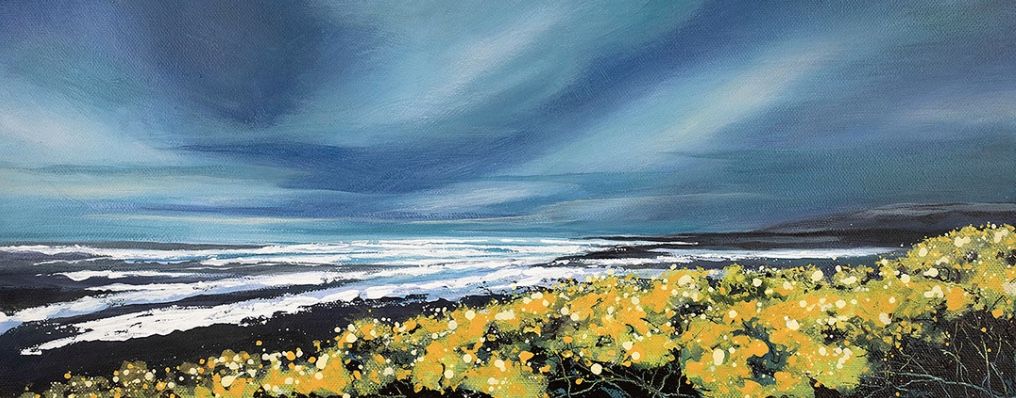 Cape Cornwall Gorse by Adele Riley