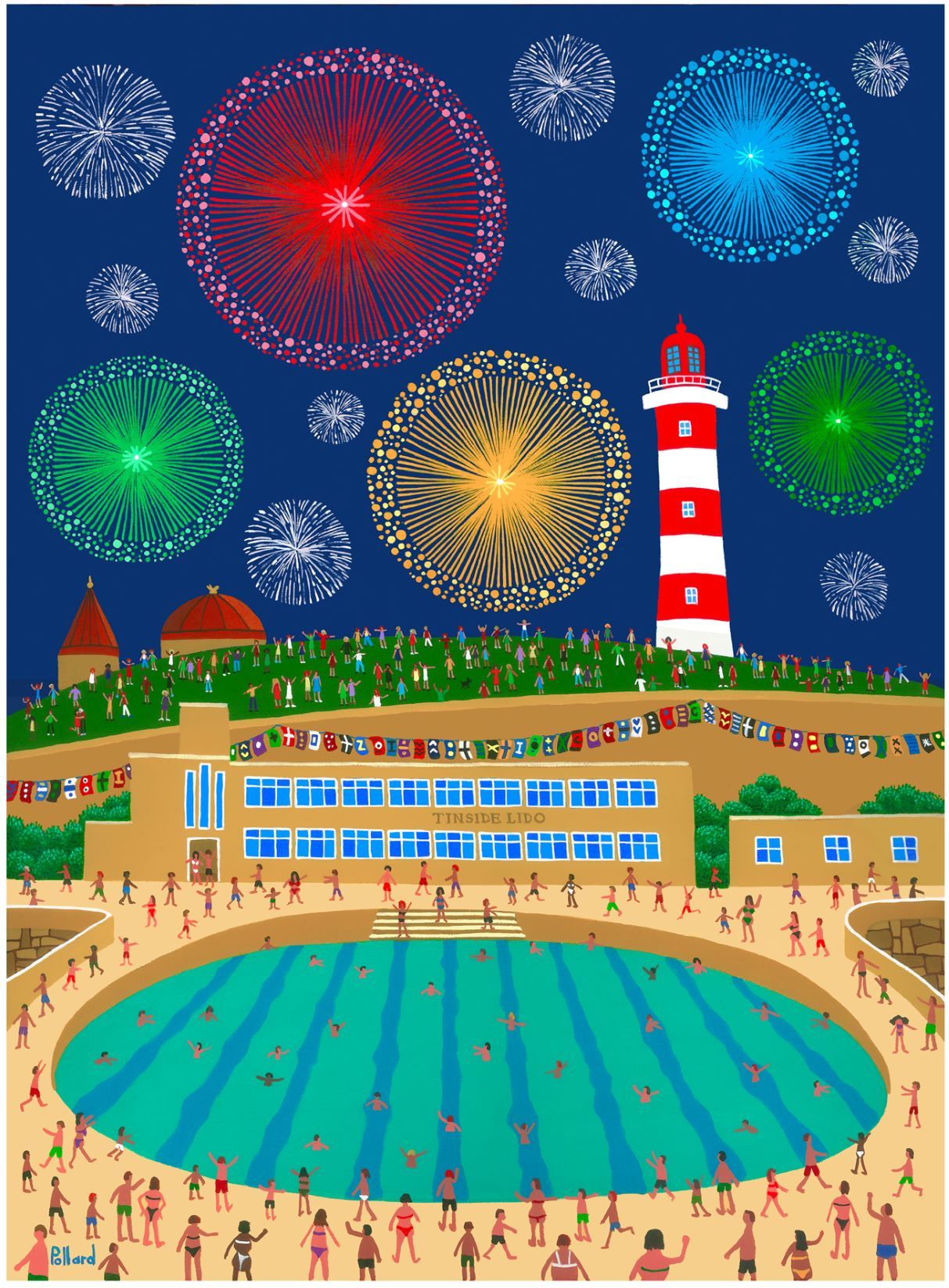 Fireworks and Lido by Brian Pollard