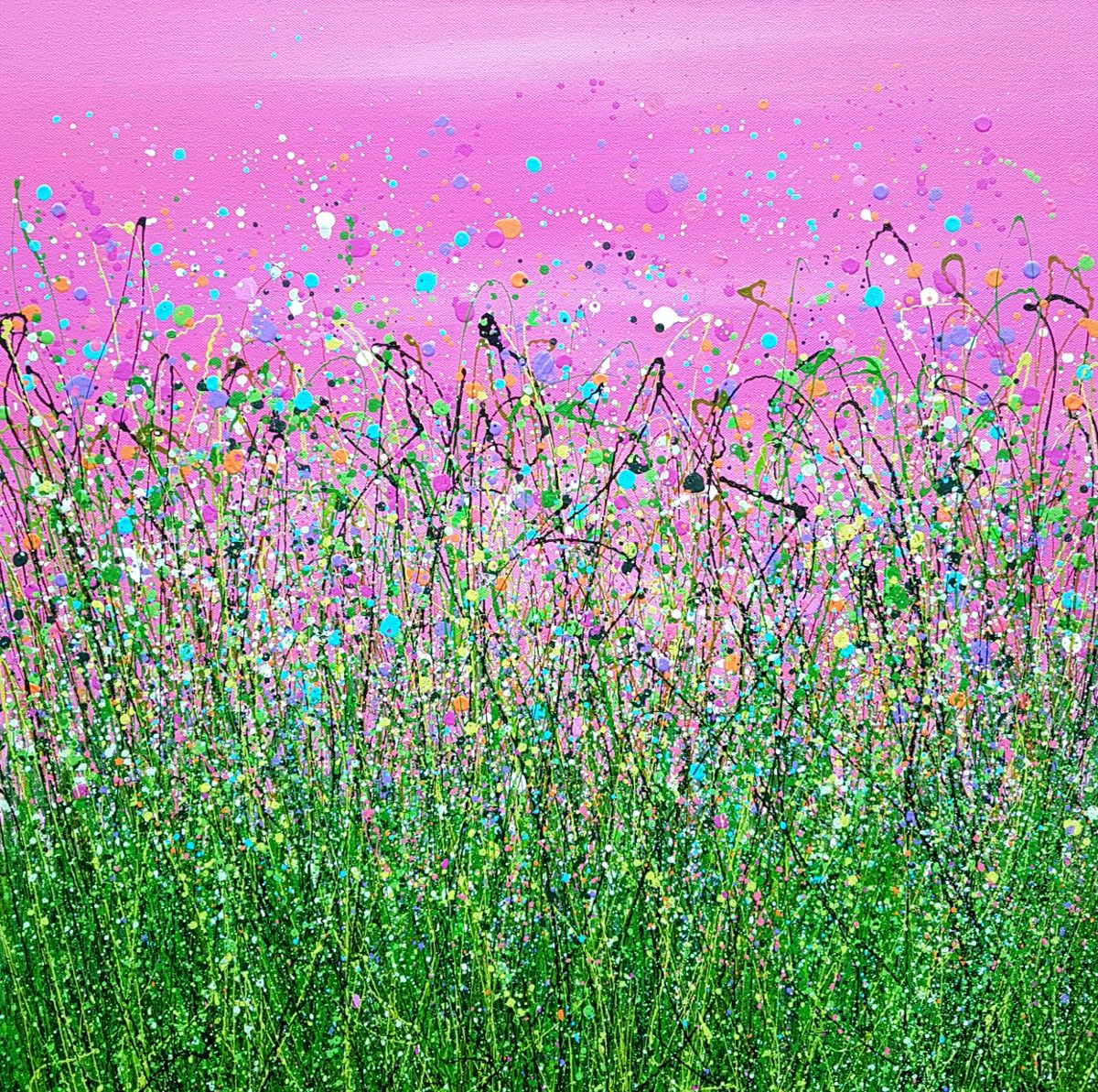 Flamingo Sky Meadows #4 by Lucy Moore