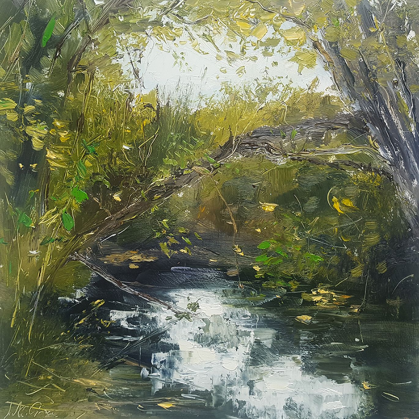 Fresh water & woodland by Libbi Gooch