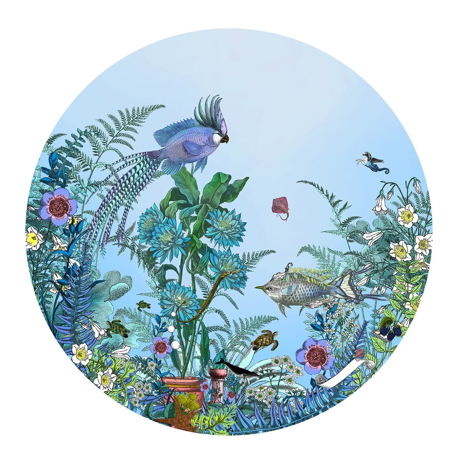 Fugl Ne Fiskur - Circular Sea-Born by Kristjana Williams