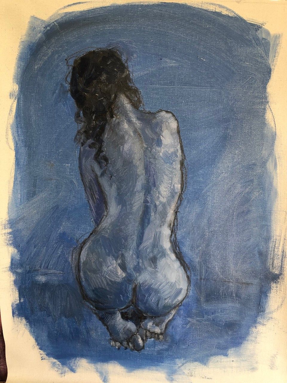 Blue Nude by Gabrielle Moulding