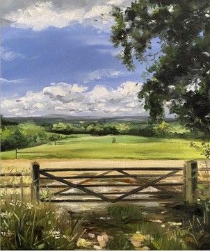 Gated Fields in Cotswold by Tushar Sabale