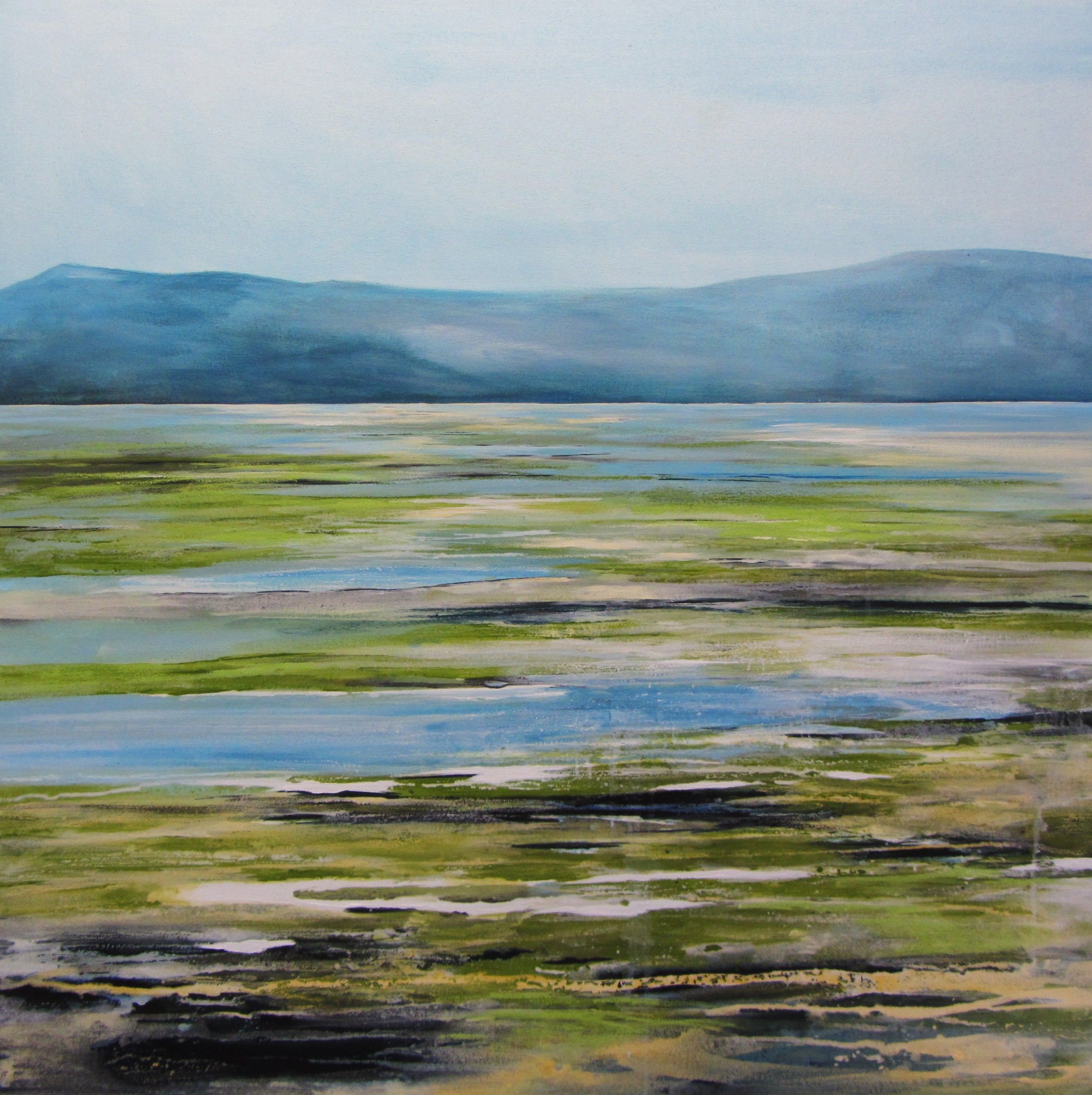 Tide's Out, Dornoch Firth I (GC046) by Gina Chamier
