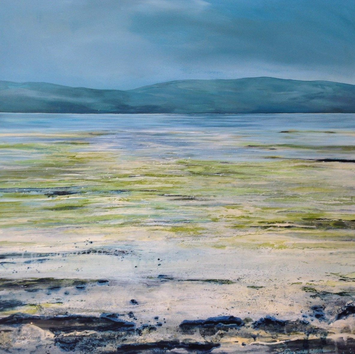 Tide's Out, Dornoch Firth II (GC051) by Gina Chamier