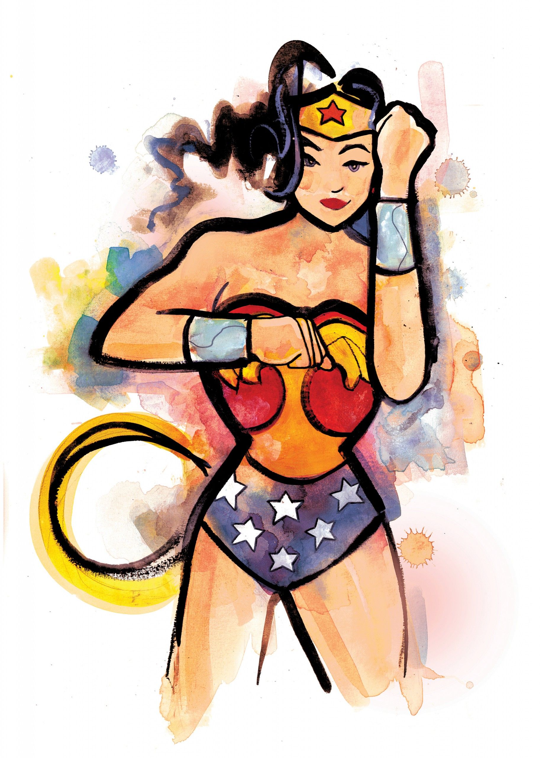 Wonder Woman, Silkscreen Print by Gavin Dobson