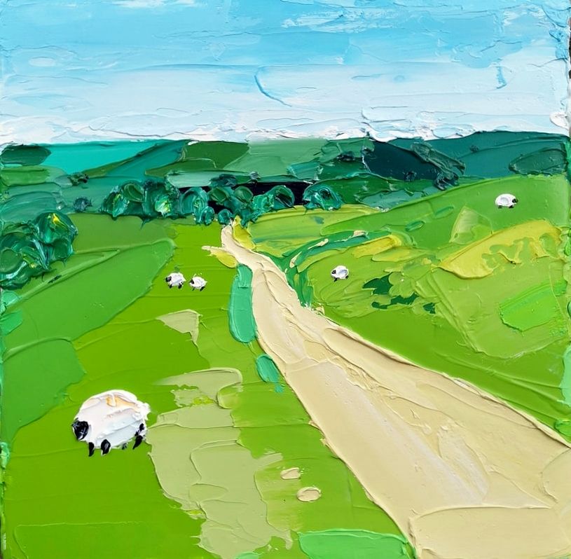 Cleeves Path, Cotswolds by Georgie Dowling