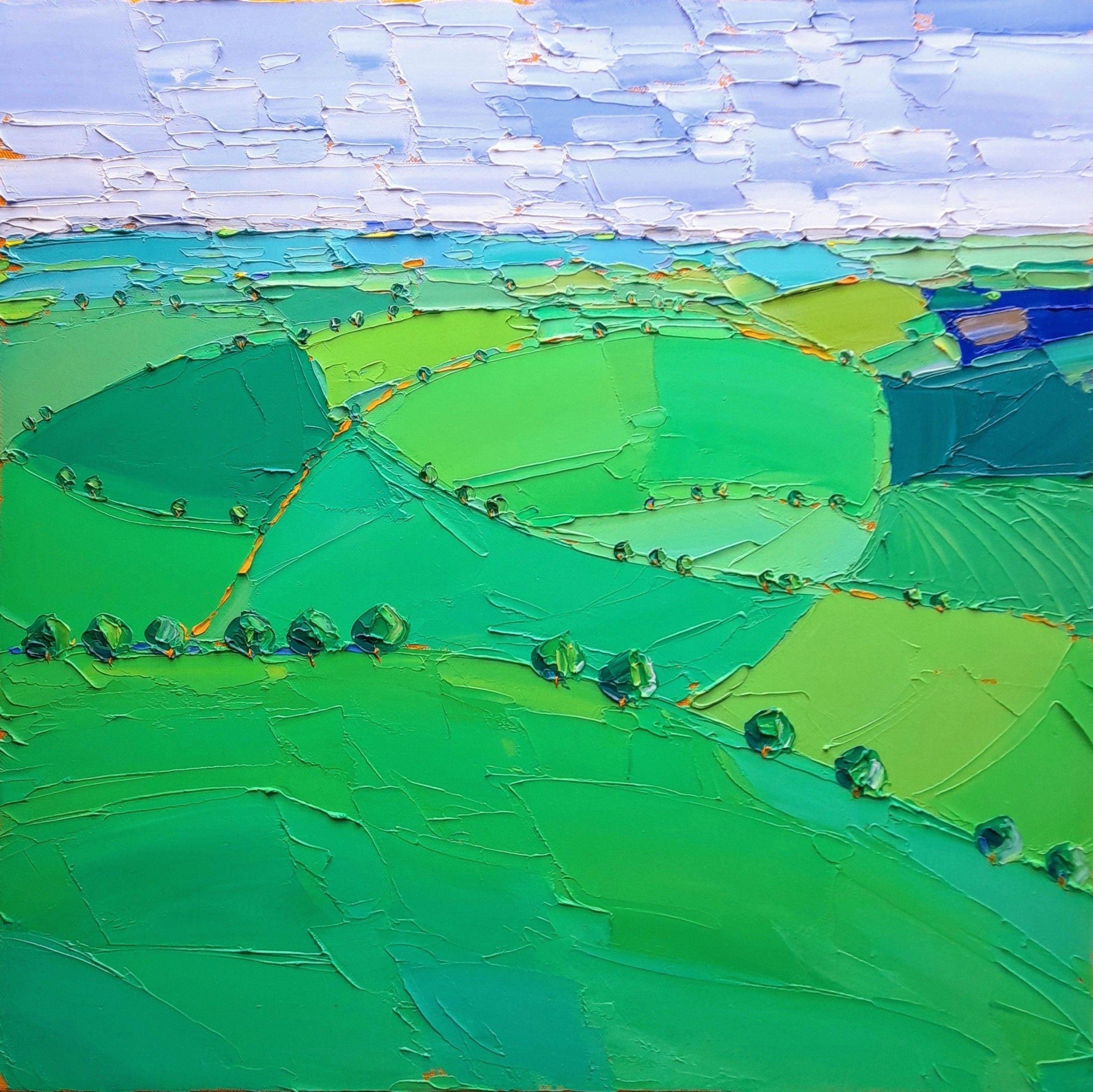 Cotswold Fields II by Georgie Dowling
