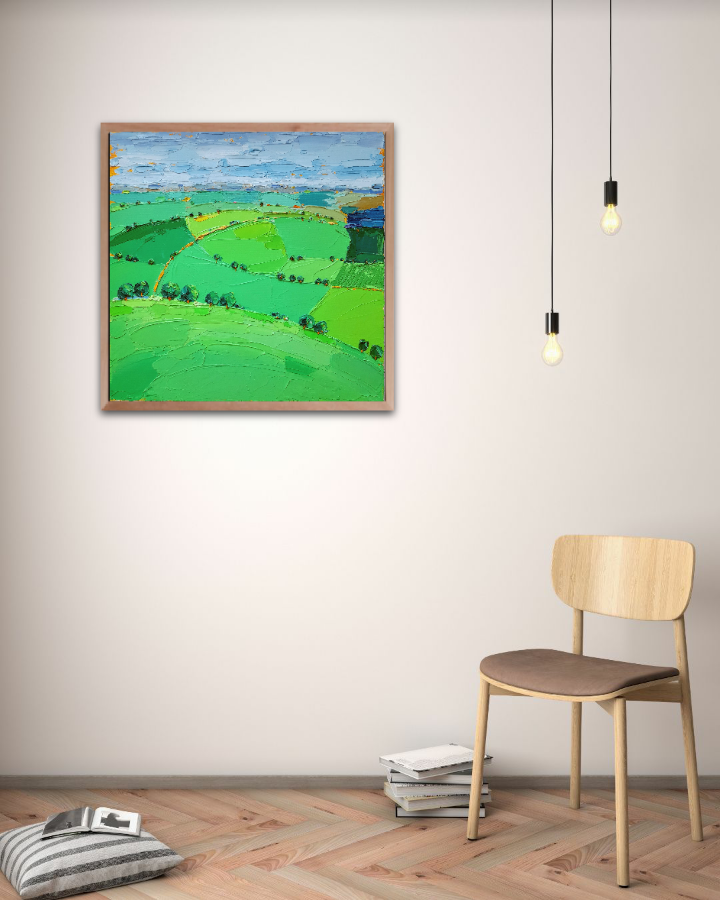 Cotswold Fields by Georgie Dowling - Secondary Image