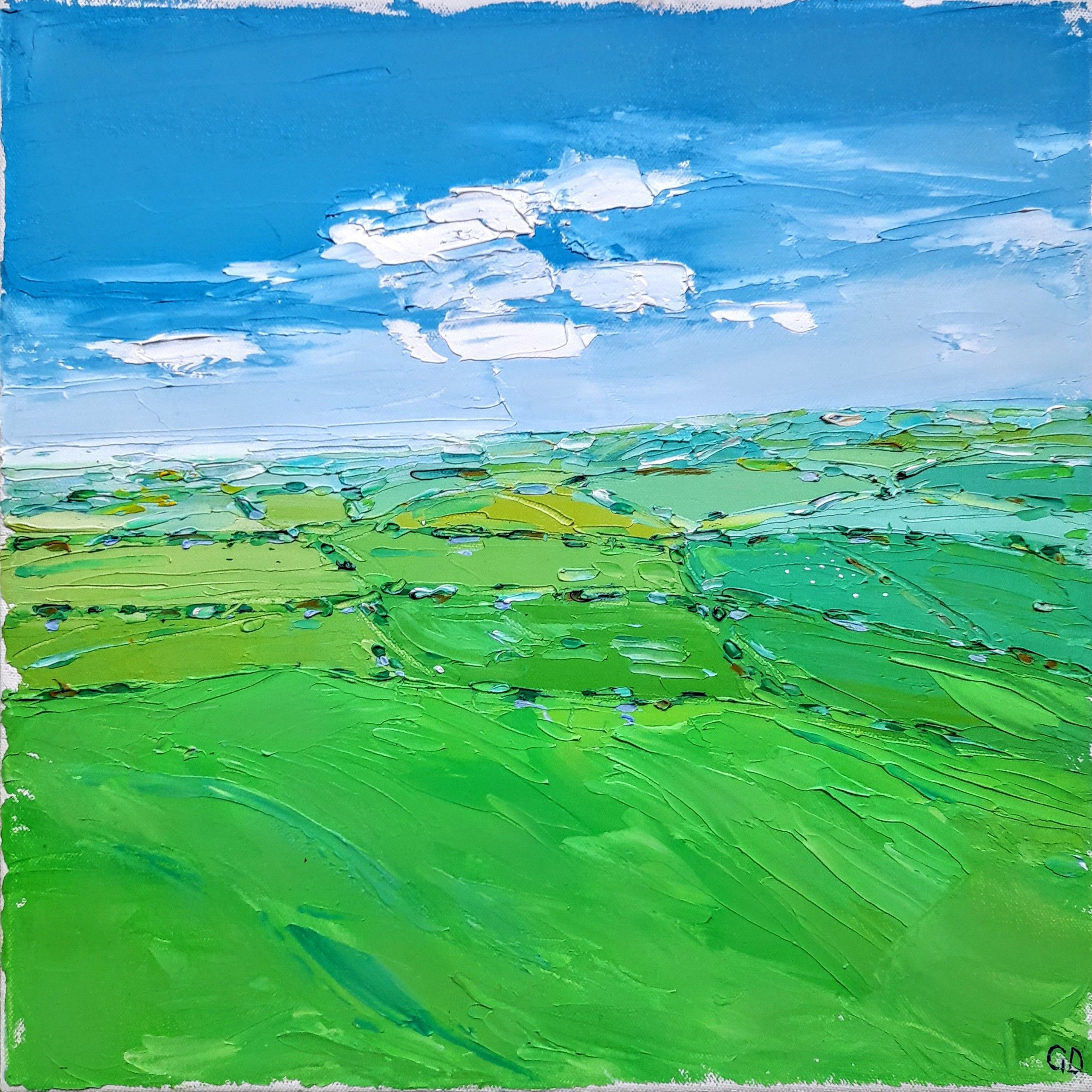 Fields near Foxcote by Georgie Dowling