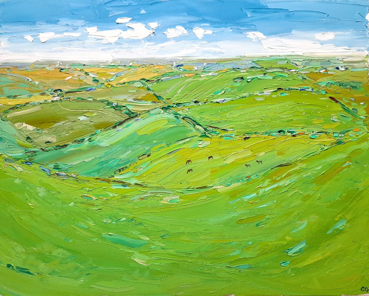Rolling hills near Banbury by Georgie Dowling
