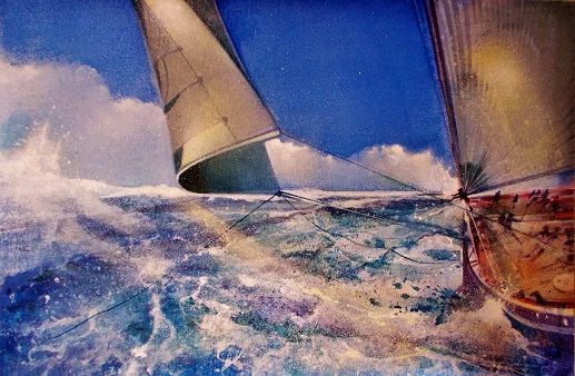 The loose sail by Gerard Tunney