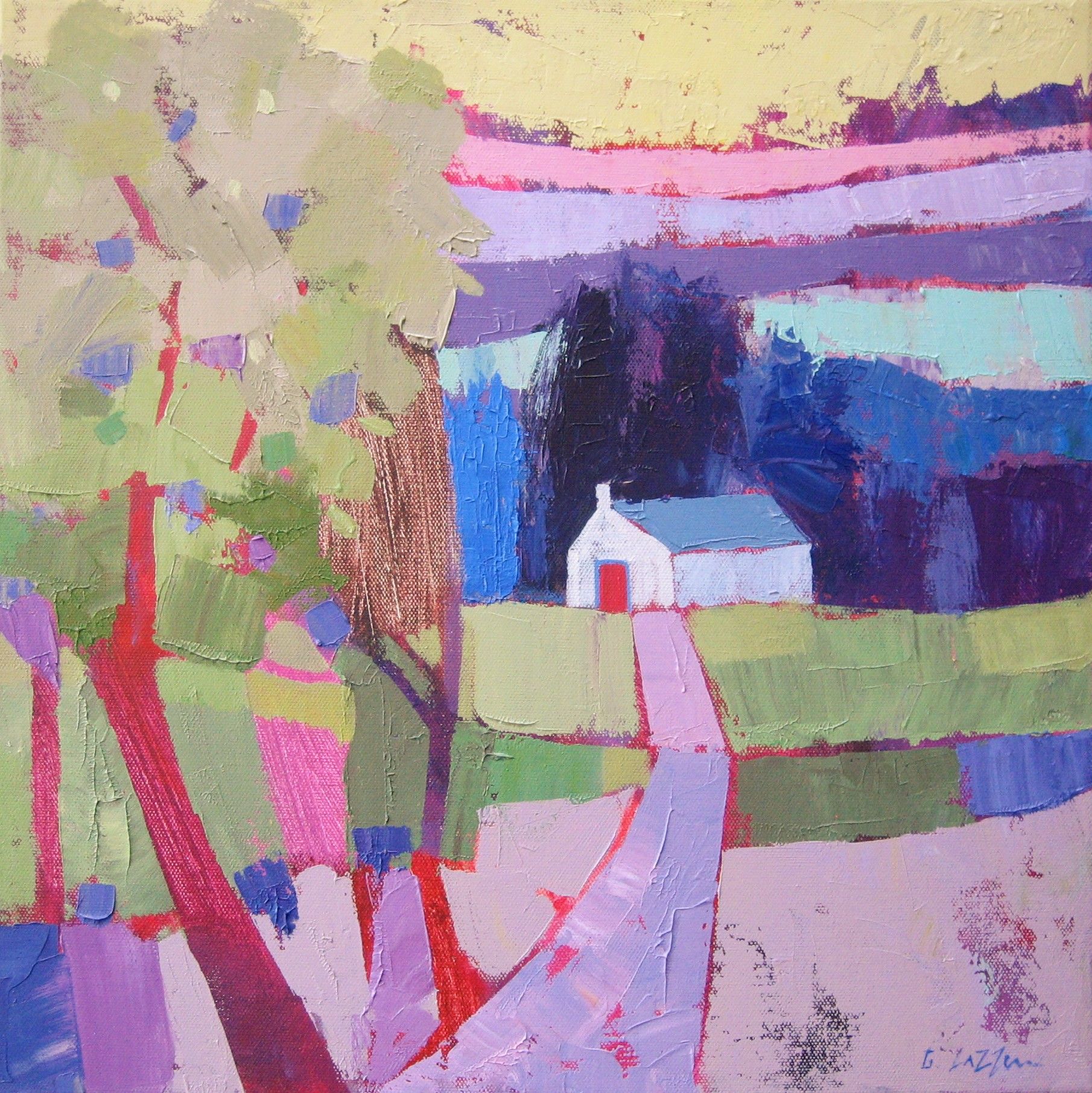 Cottage Path by Giuliana Lazzerini