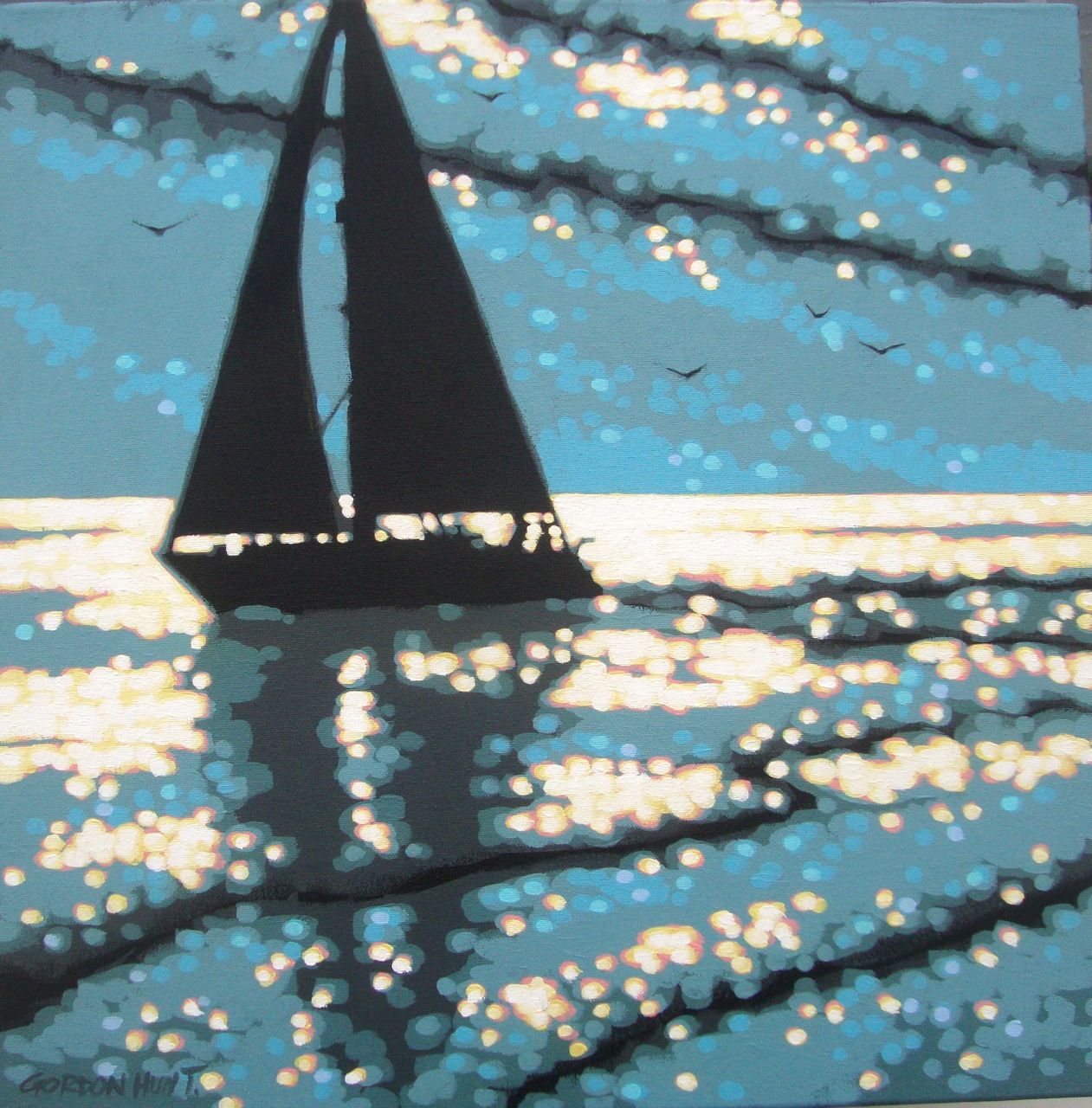 Sailing the Serene Sea - Small by Gordon Hunt