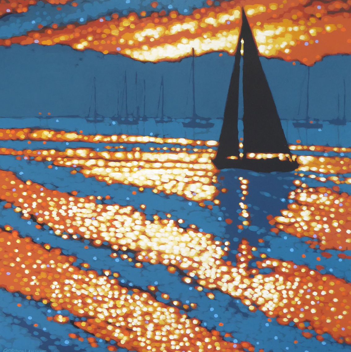 Sunset Sailing by Gordon Hunt