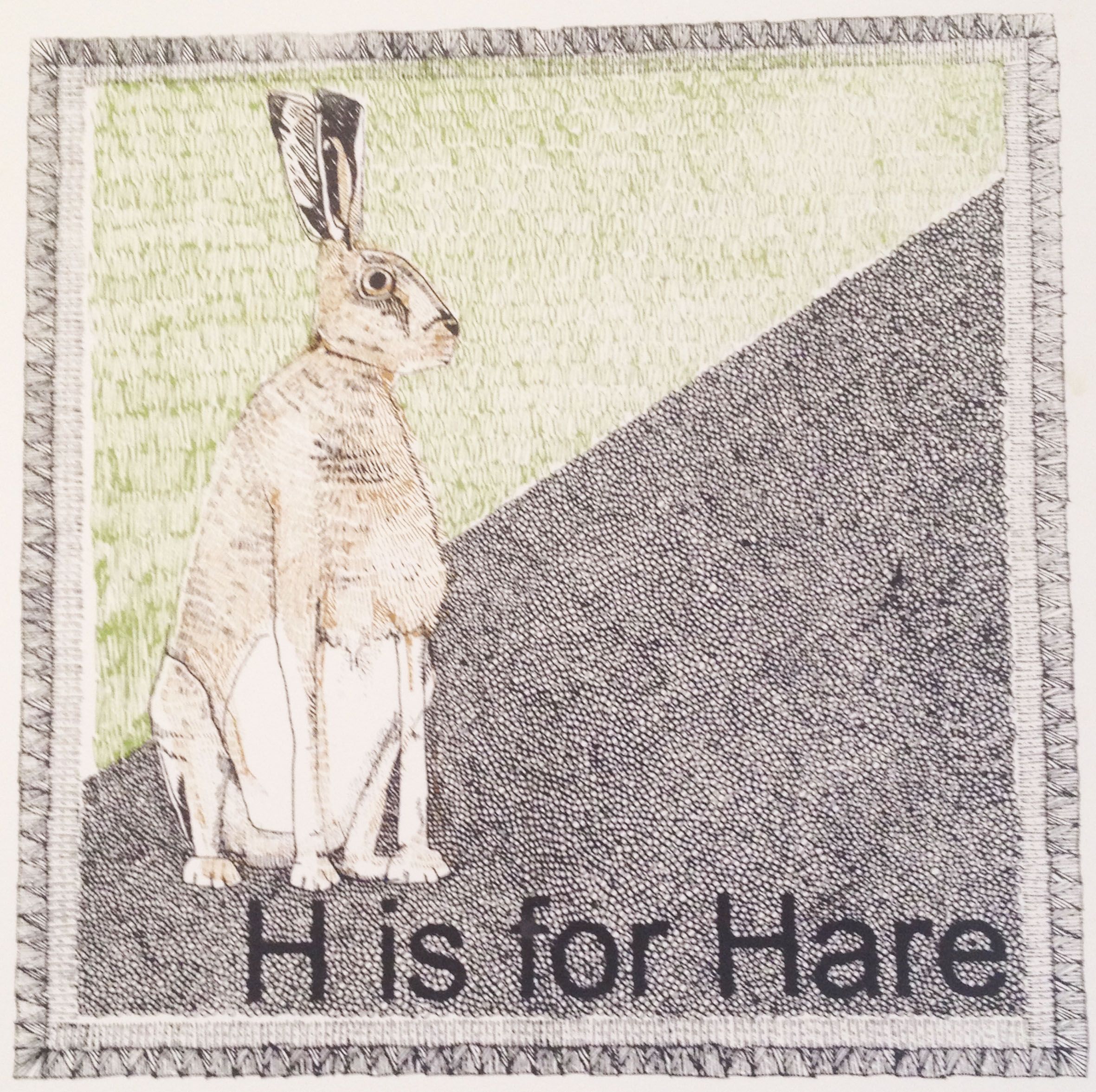 H is for Hare by Clare Halifax