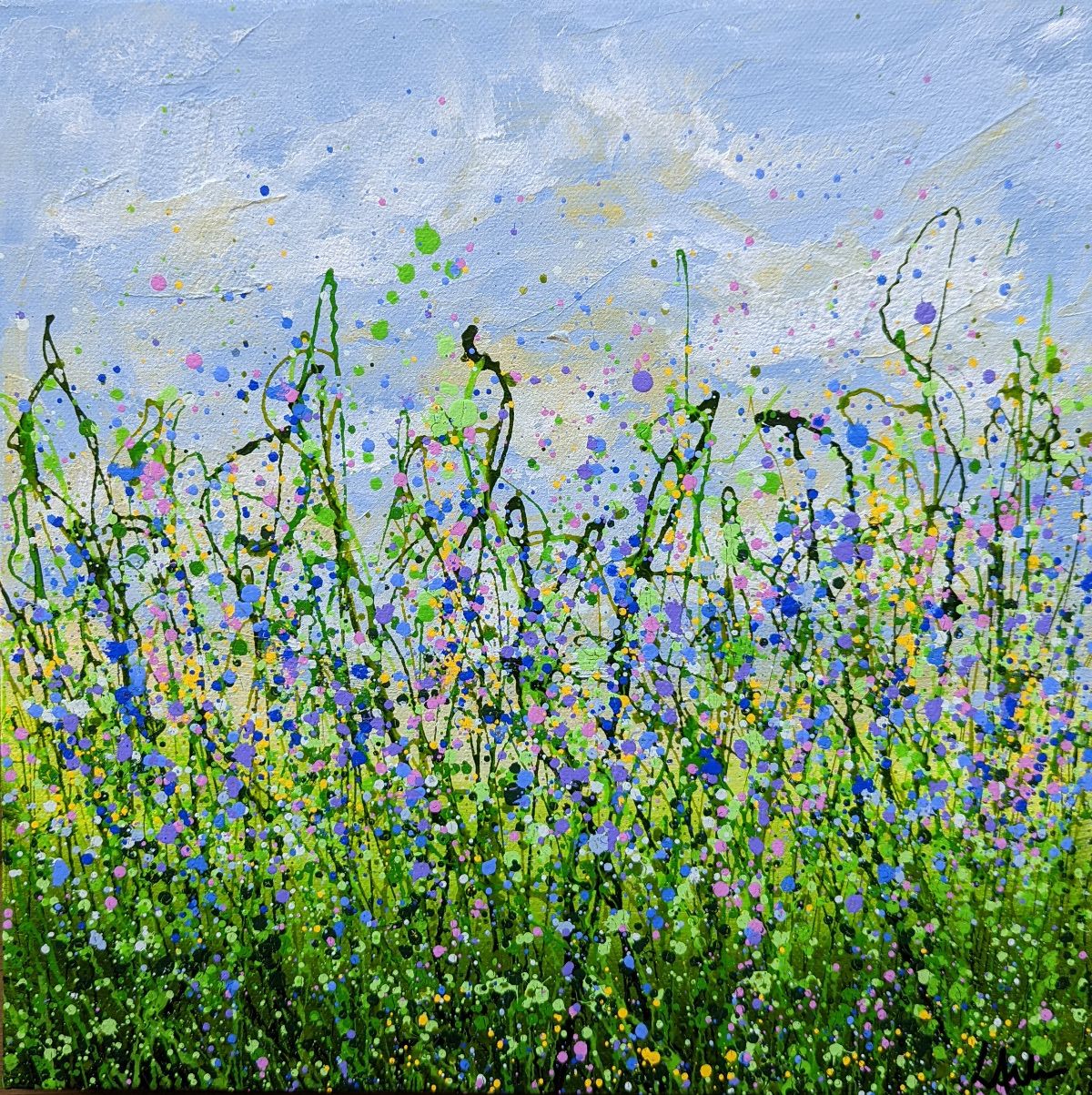 Hazy Bluebell Meadows by Lucy Moore