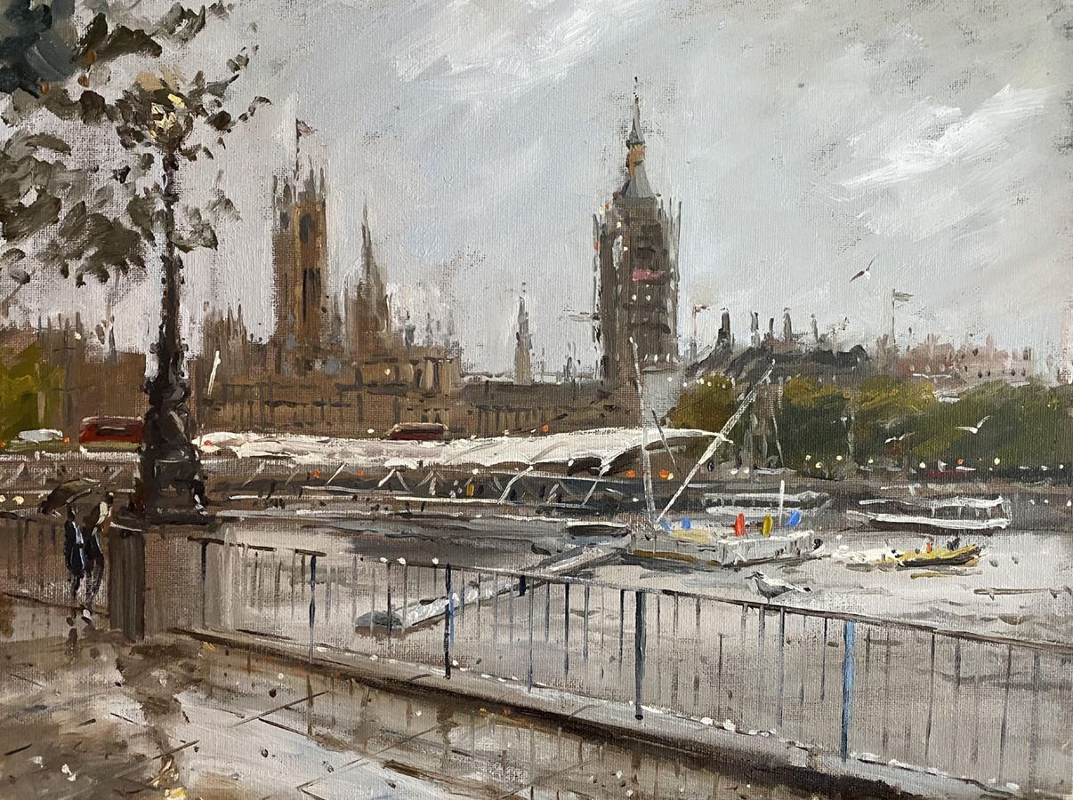 Houses of Parliament and Big Ben by Tushar Sabale