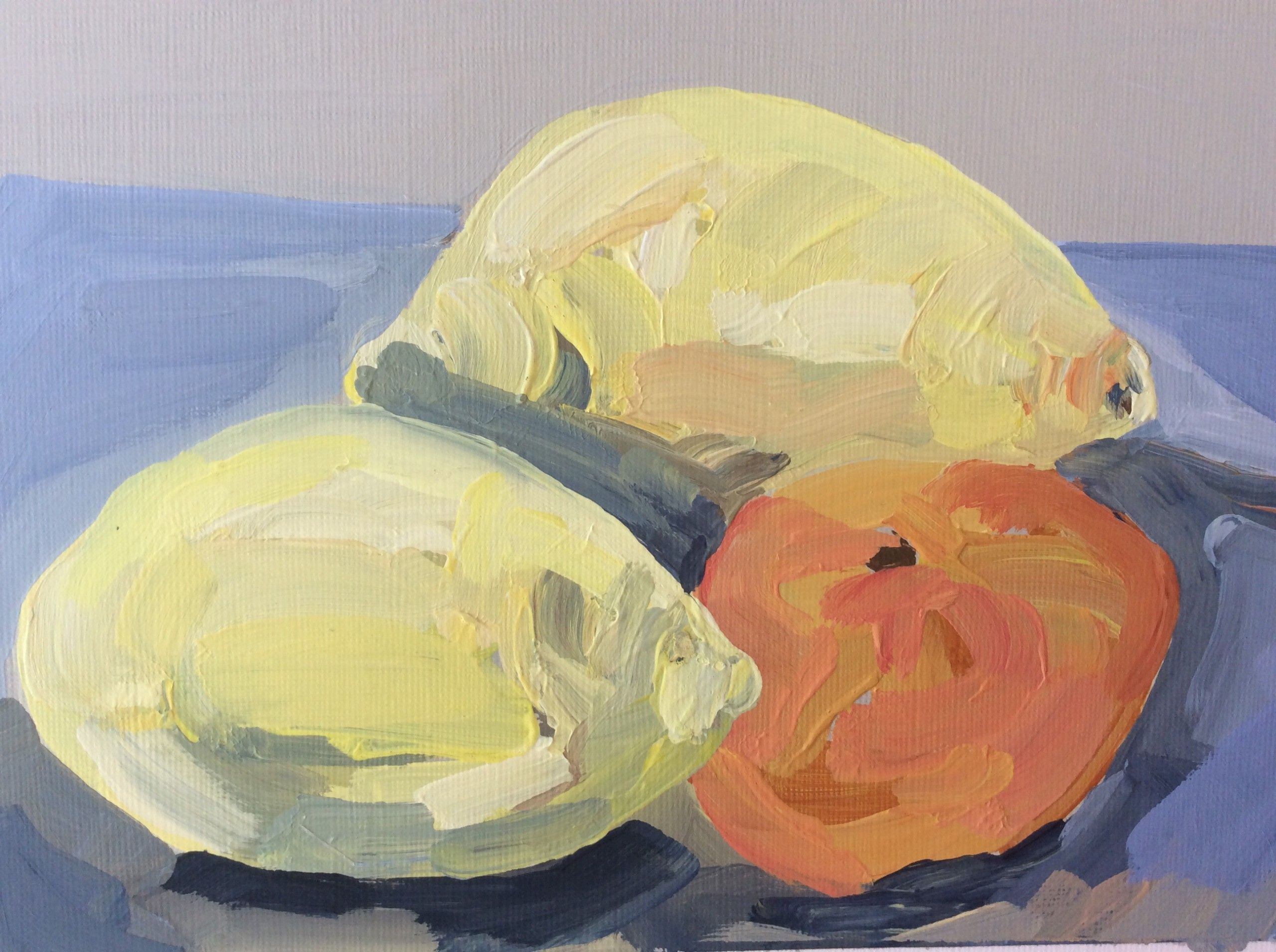 Two Lemons and a Clementine by Sarah Adams