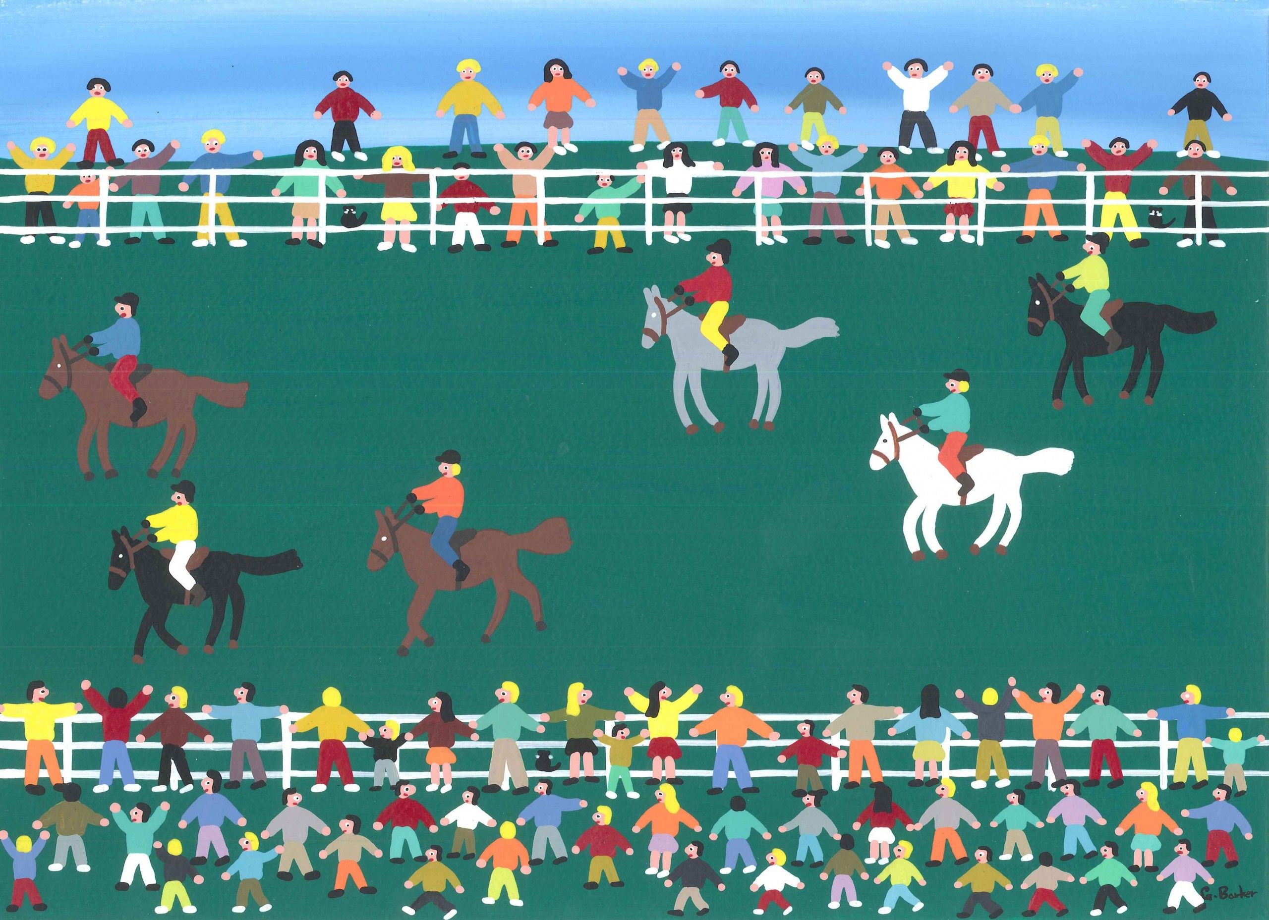 HORSE RACE by Gordon Barker
