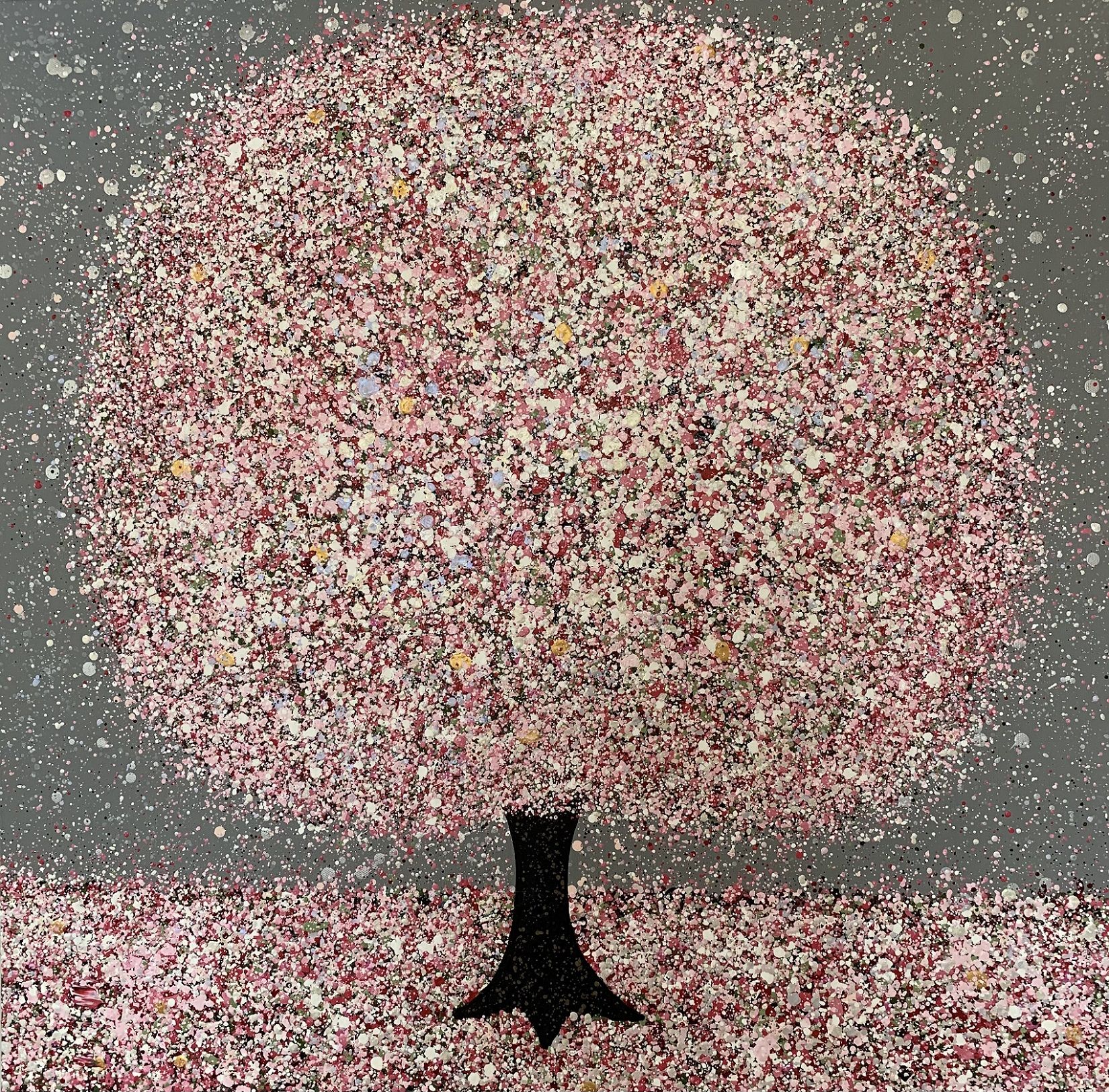 Cherry Blossom Storm II by Nicky Chubb