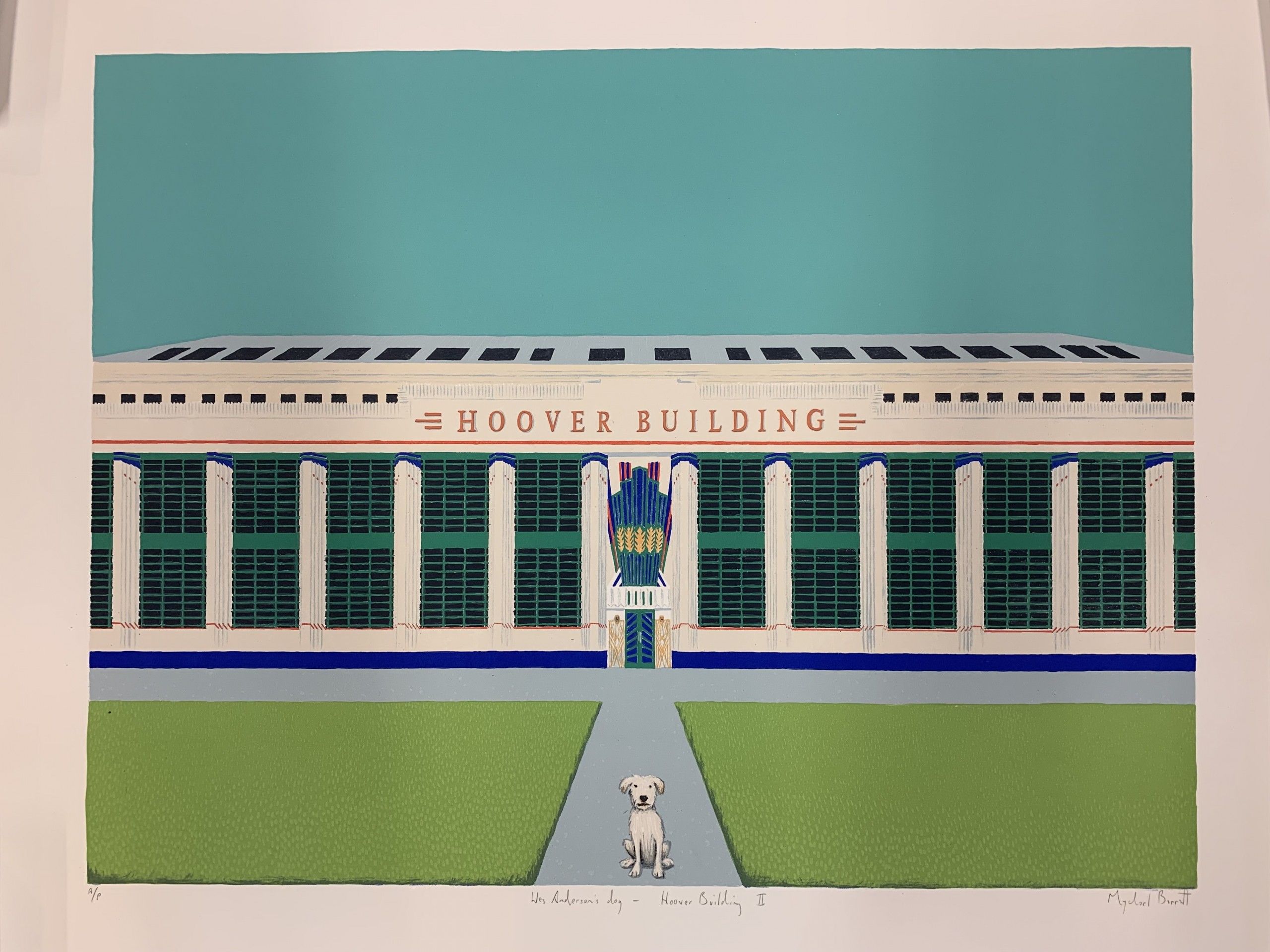 Wes Andersons's dog - Hoover Building II by Mychael Barratt - Secondary Image