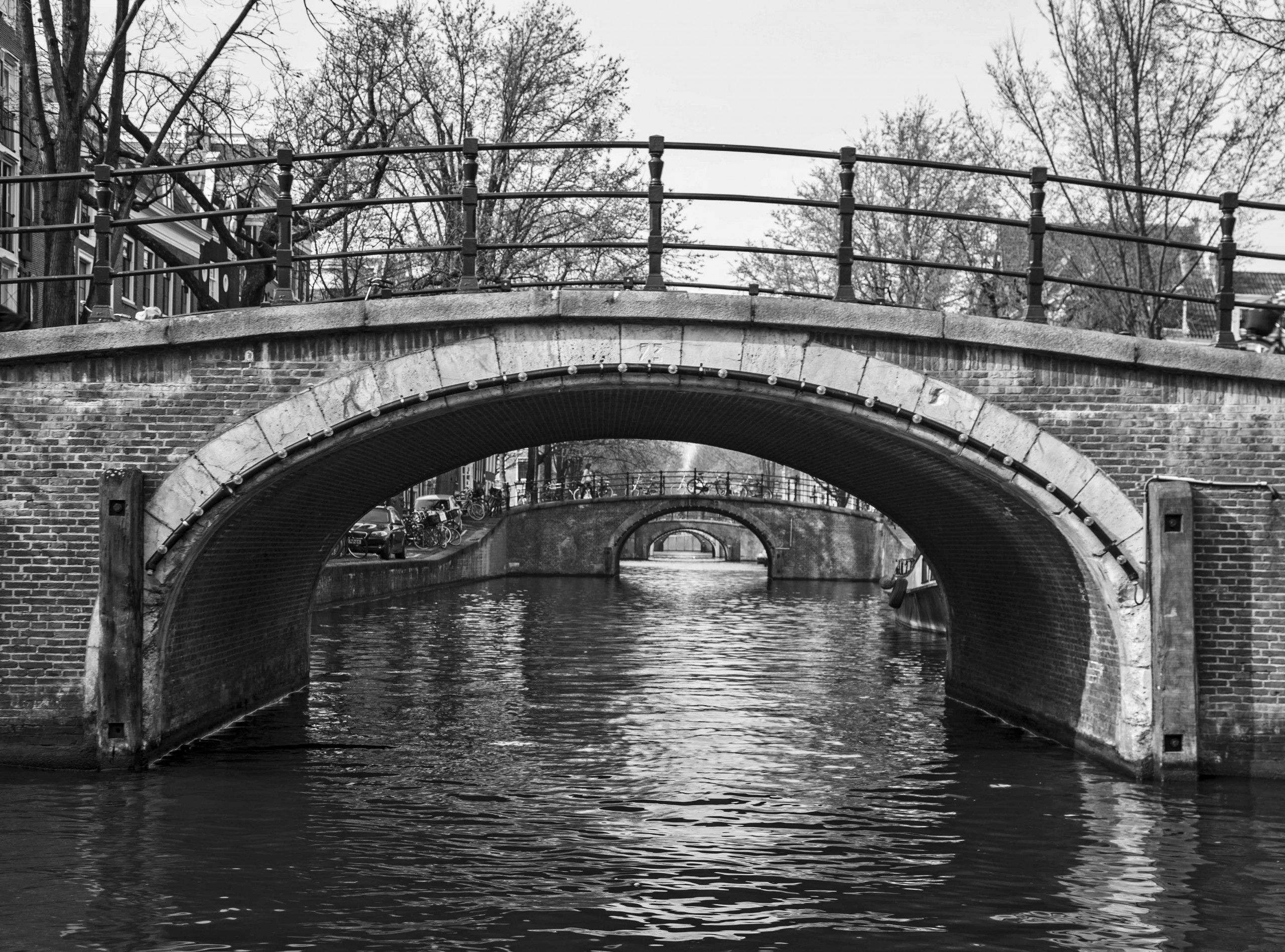 Five Bridges in Amsterdam by Matthew Walker