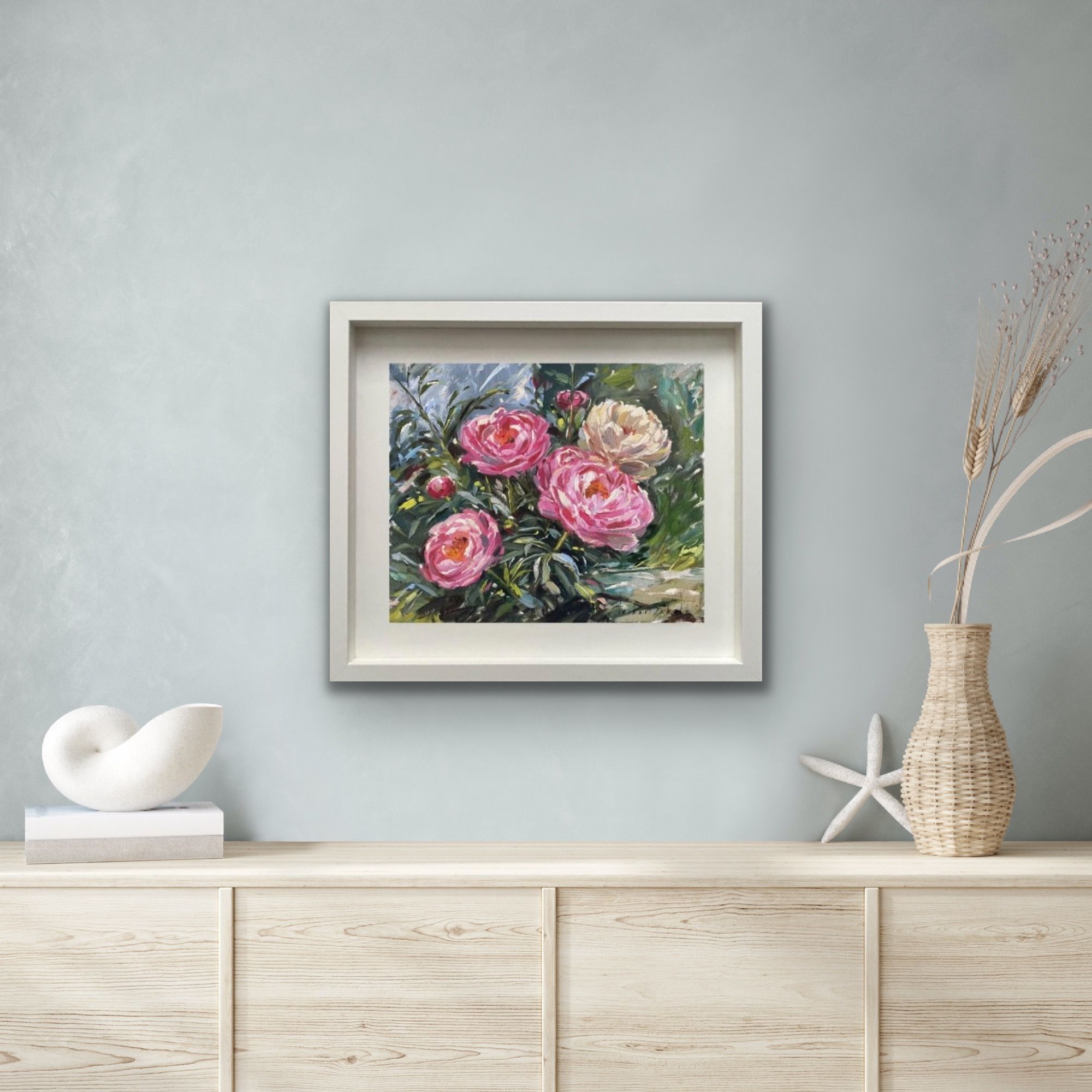 Pink and White Peonies by Tushar Sabale - Secondary Image