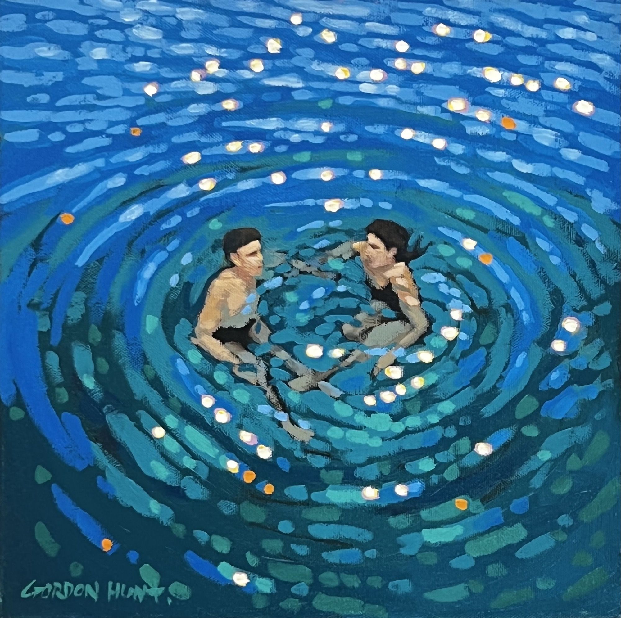 Social Swim - Study I by Gordon Hunt