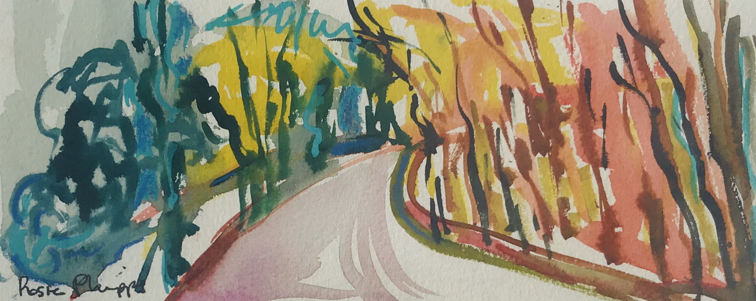 Cotswold Trees I by Rosie Phipps