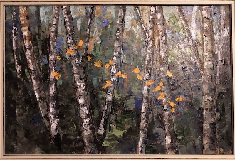 Autumn Birches by Andrea Bates