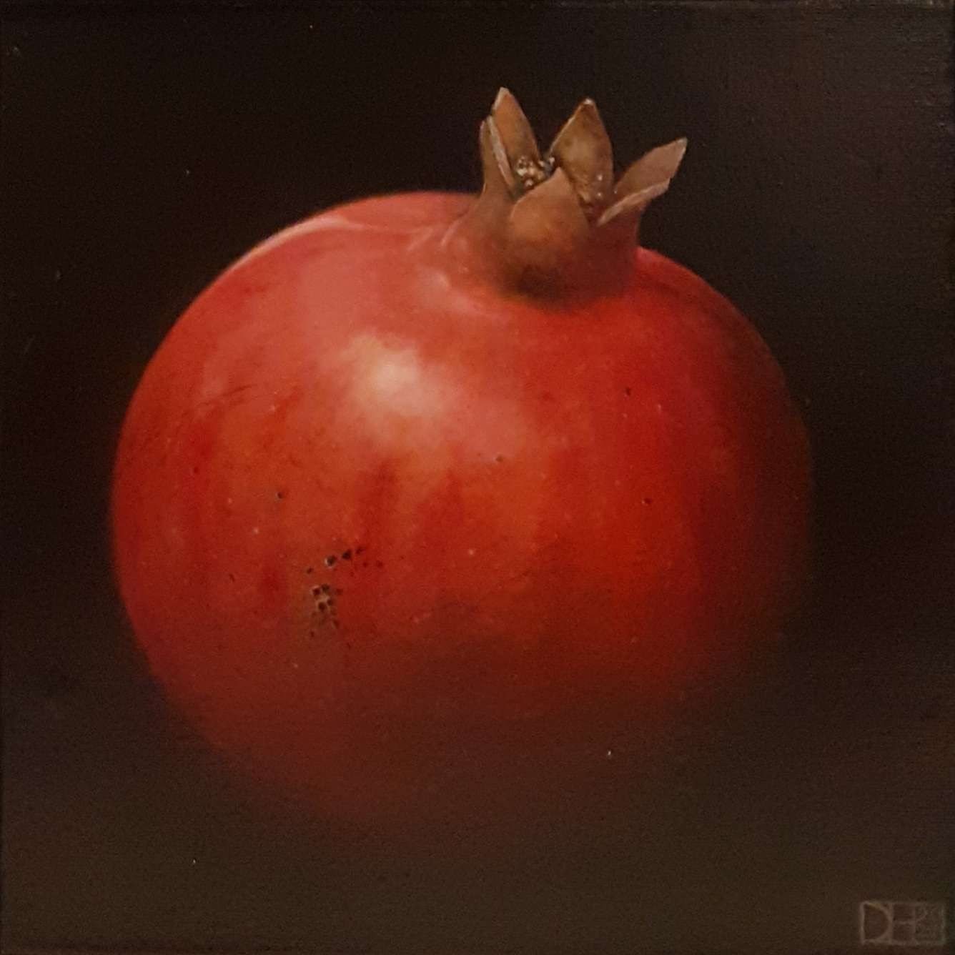 Shiney Red Pomegranate by Dani Humberstone