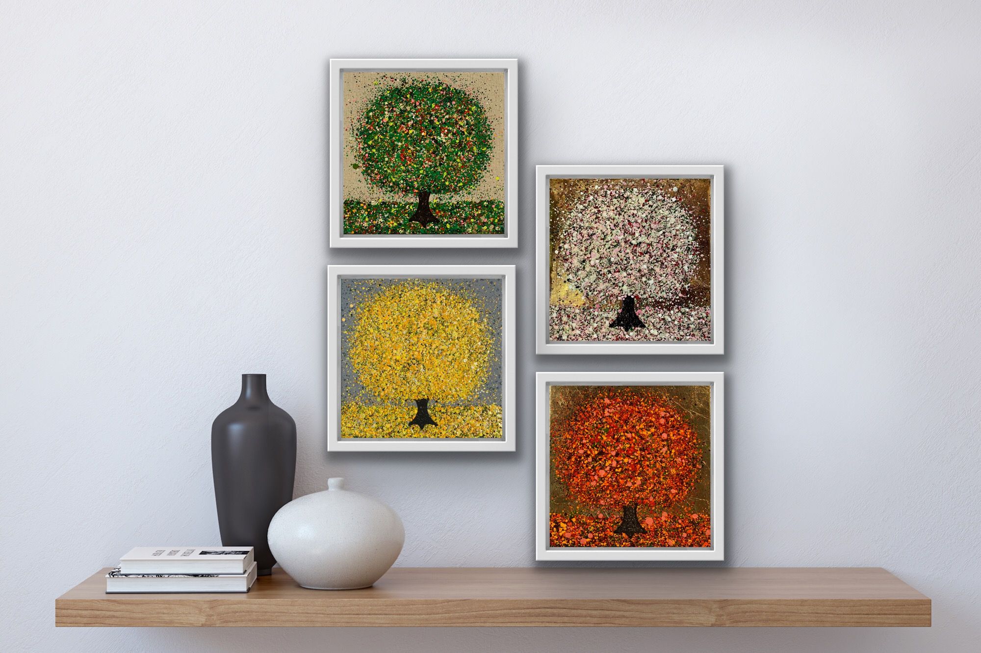 Mini Seasons Quadtych by Nicky Chubb - Secondary Image