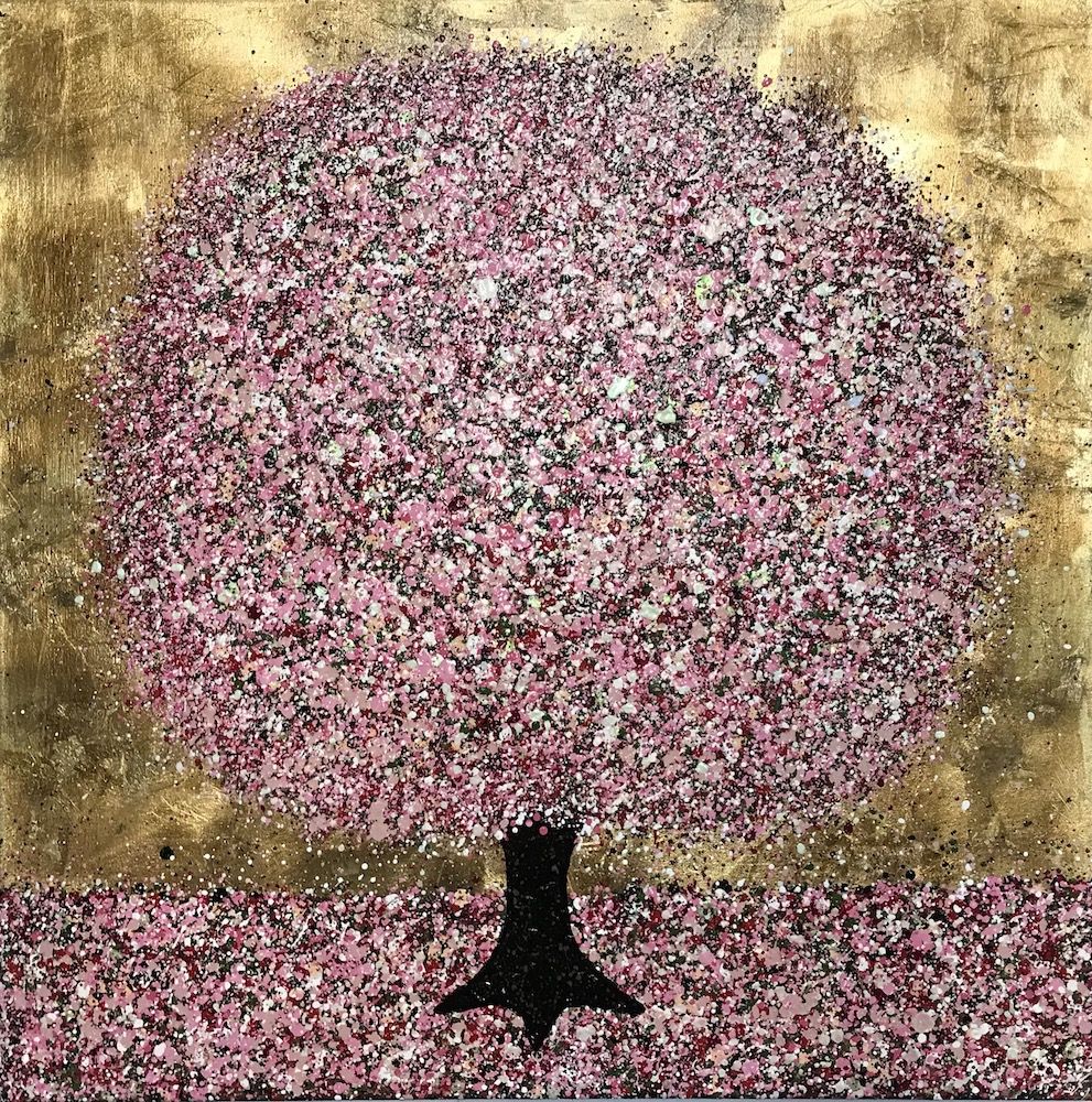 Tumbling Blossom on a Spring Evening by Nicky Chubb
