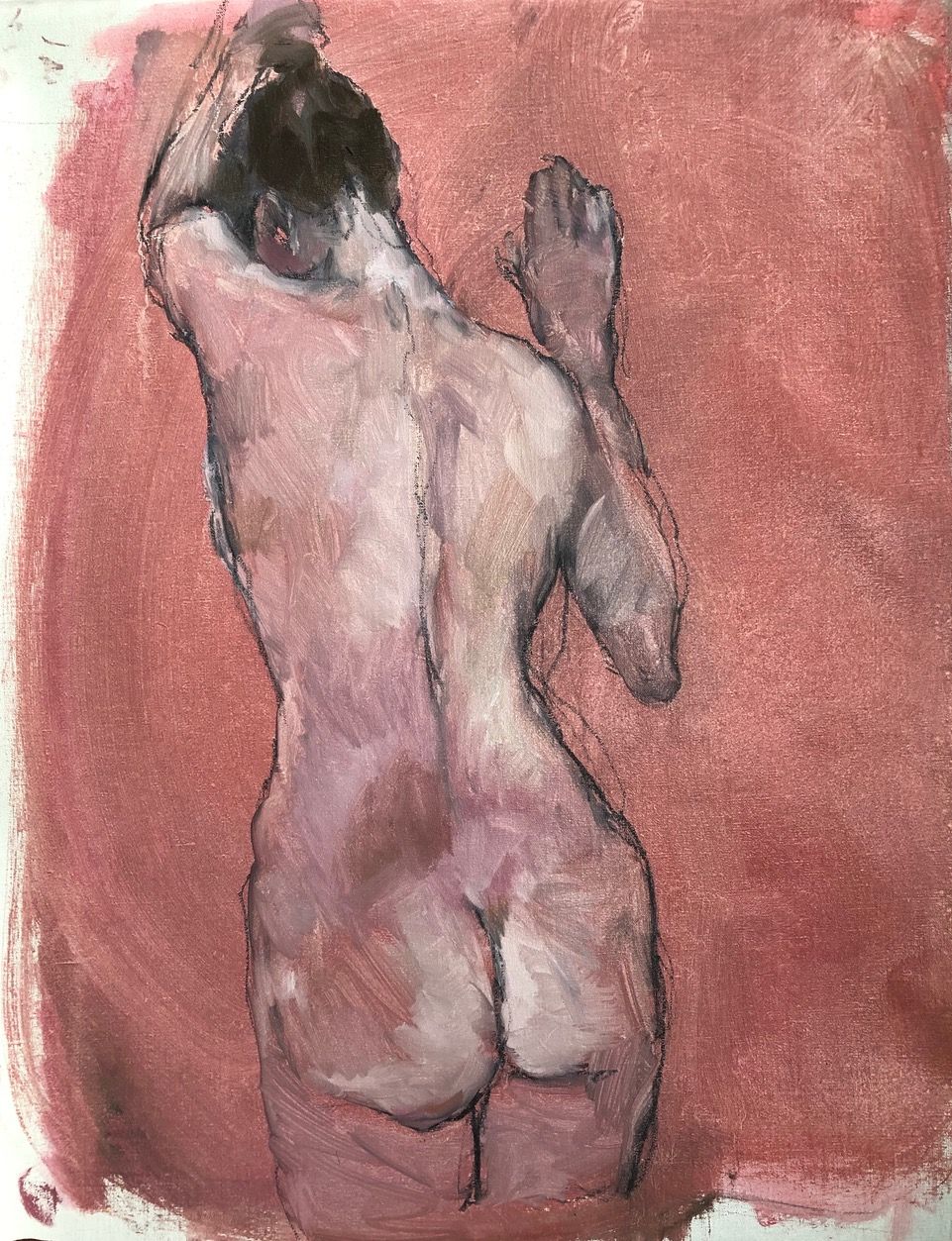 Nude in Rose by Gabrielle Moulding