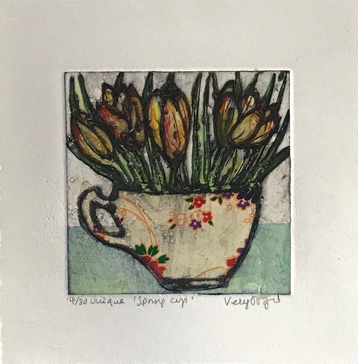 Spring Cup by Vicky Oldfield