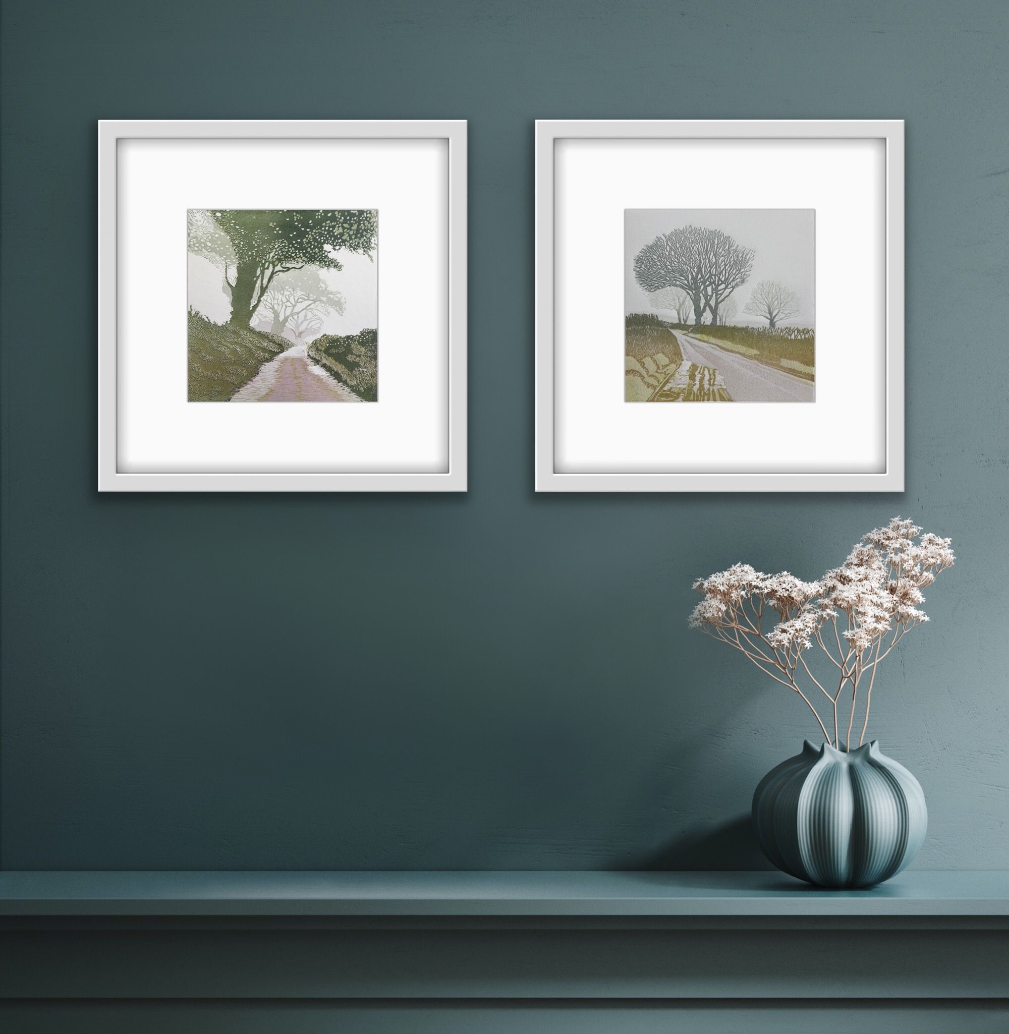 After the Rain and Trees in the Mist by Ann Burnham - Secondary Image