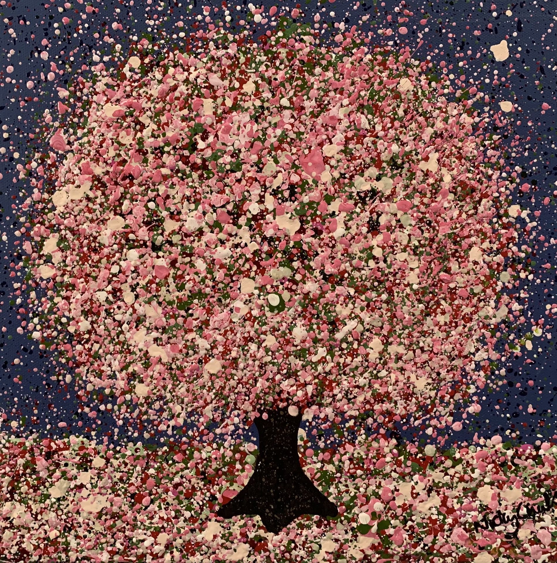 A Little Cherry Blossom And Moonlight by Nicky Chubb