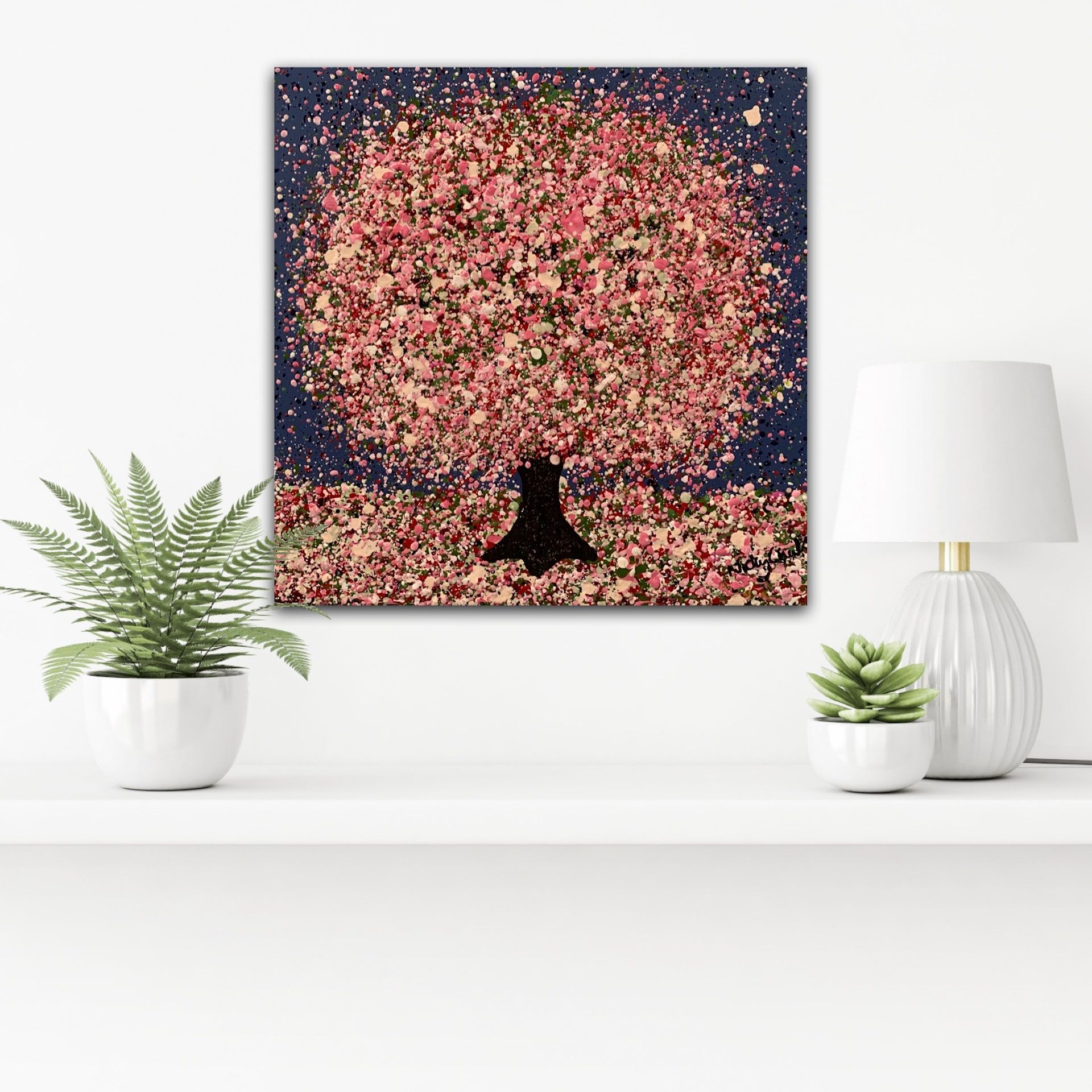 A Little Cherry Blossom And Moonlight by Nicky Chubb - Secondary Image