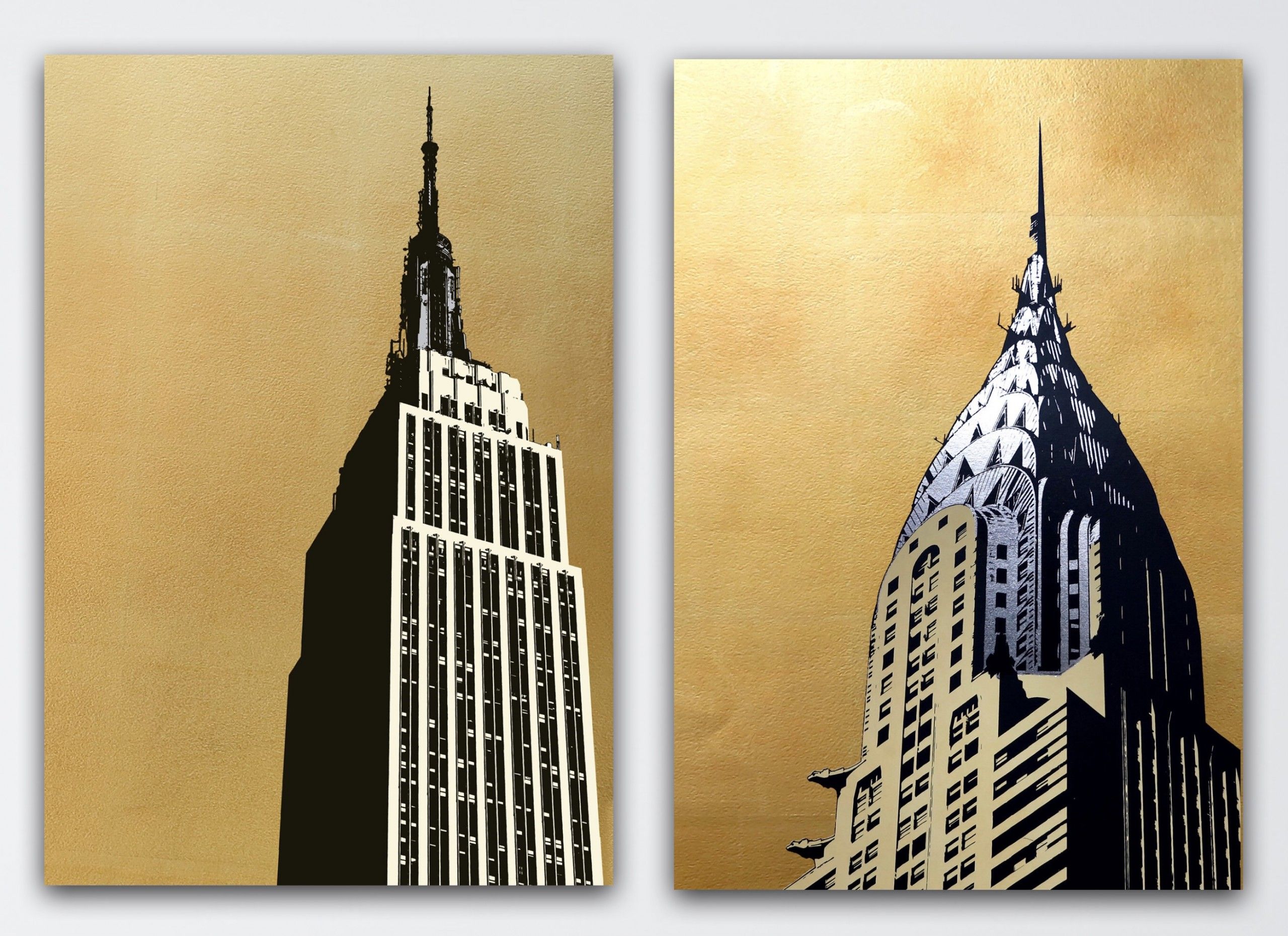 Chrysler Building and Empire State by Jayson Lilley
