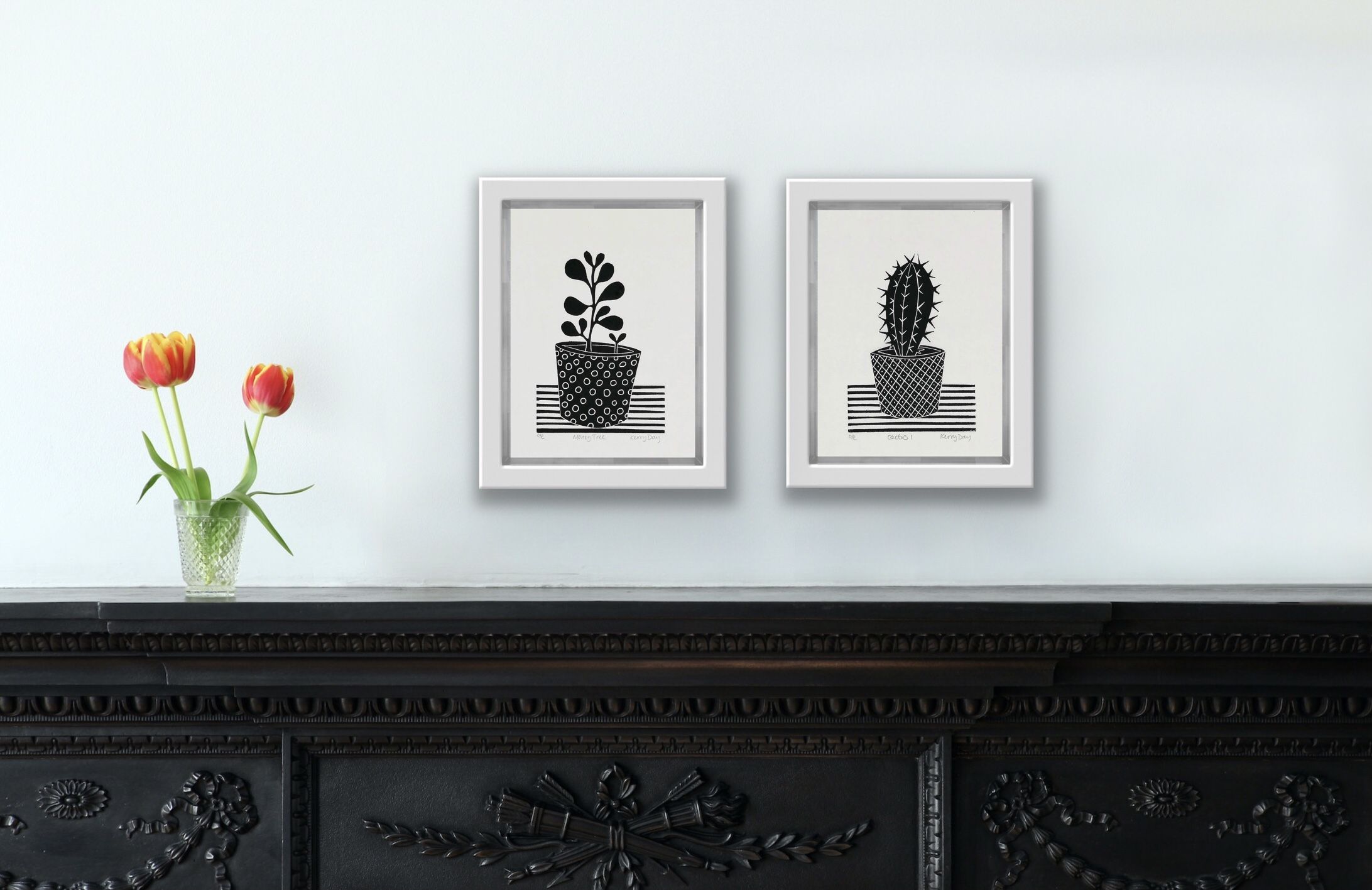 Money Tree and Cactus I by Kerry Day - Secondary Image