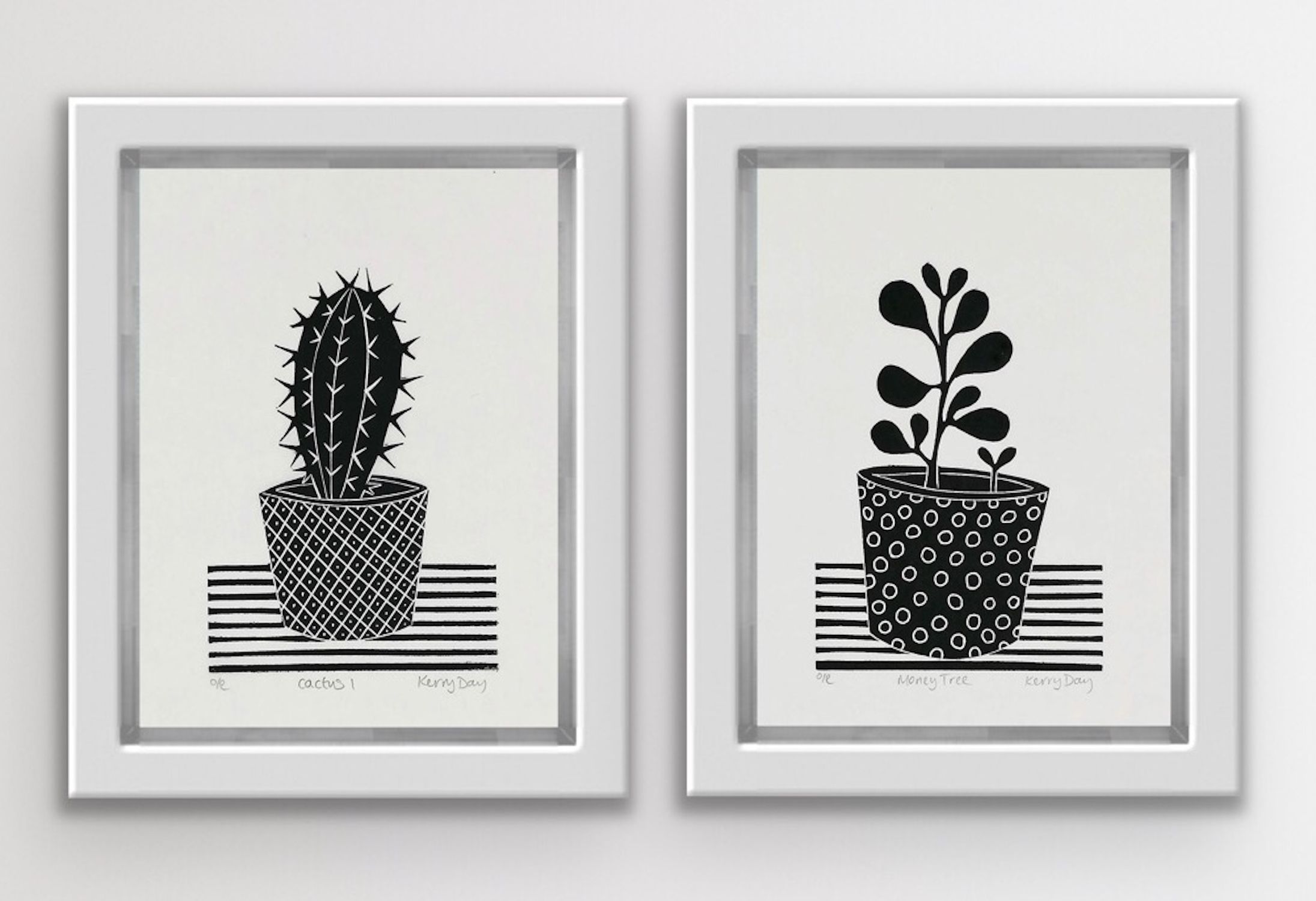 Money Tree and Cactus I by Kerry Day