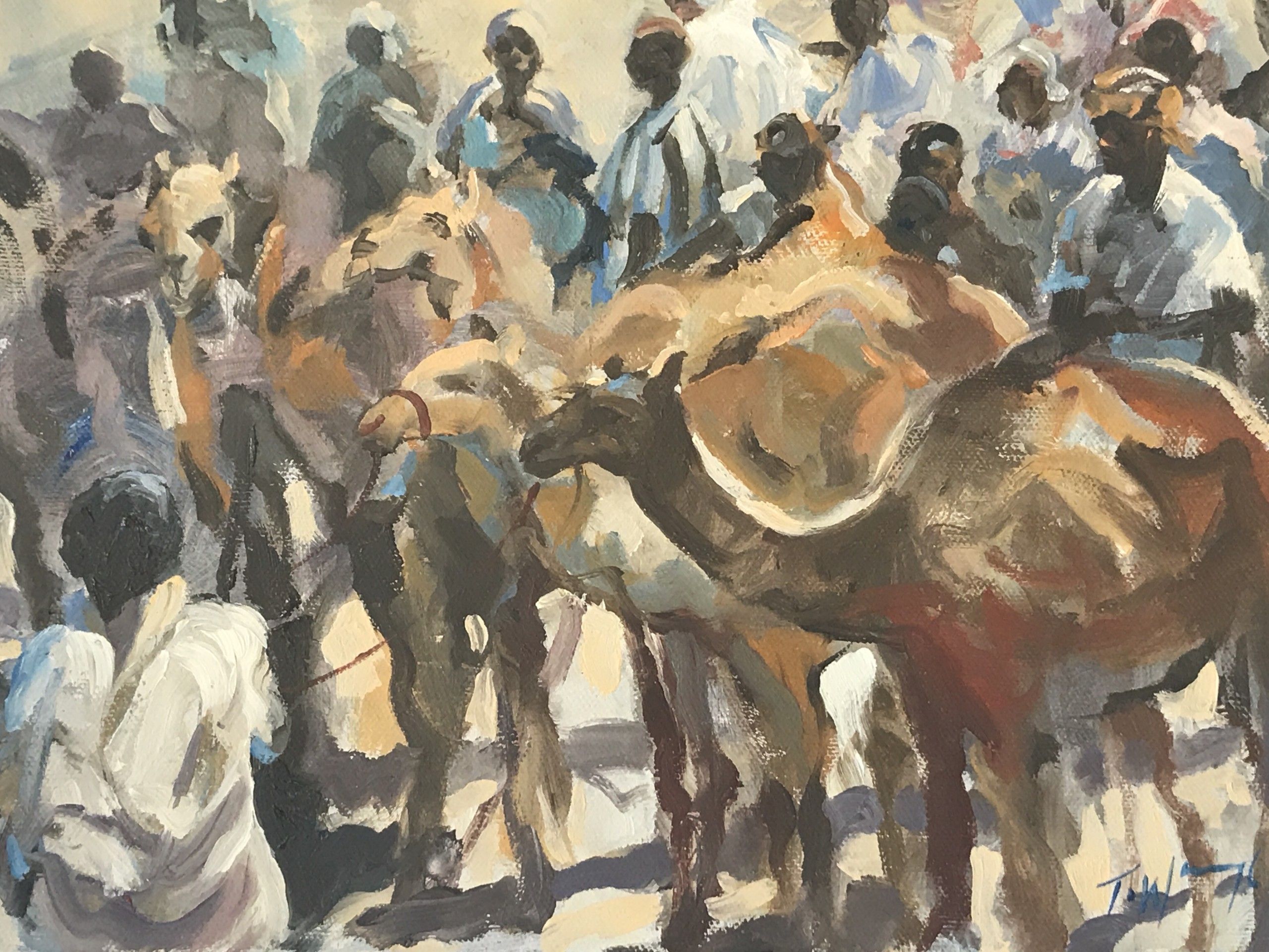 Market in Morocco by Trevor Waugh