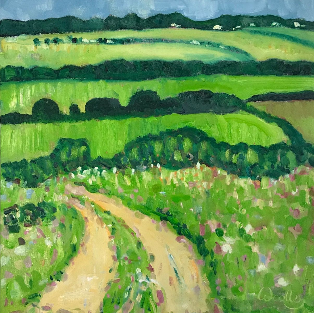 Cotswolds Track by Eleanor Woolley