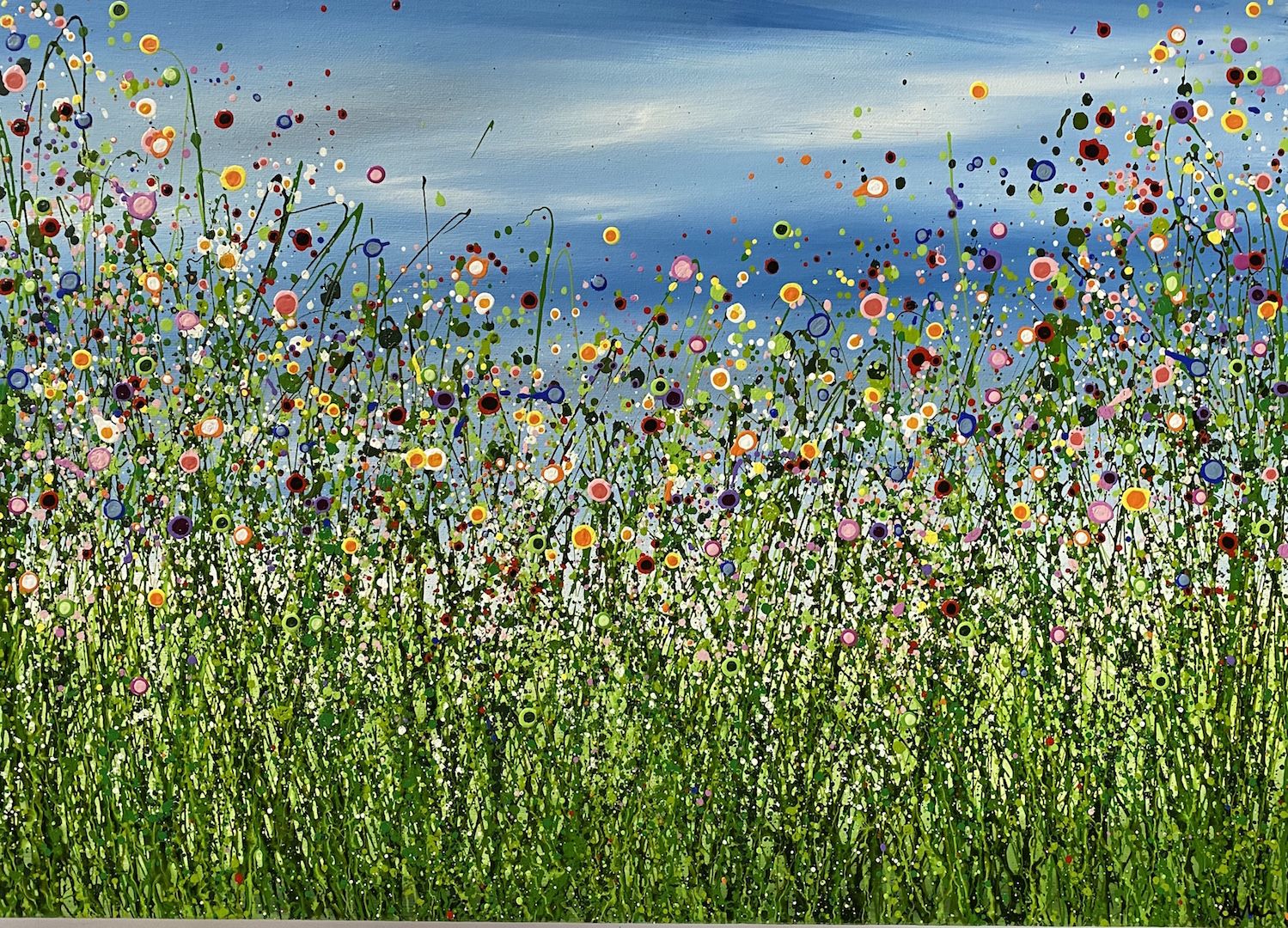 Summer Pop Meadow #2 by Lucy Moore