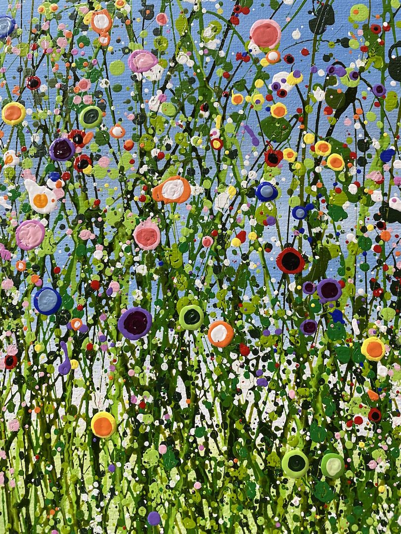 Summer Pop Meadow #2 by Lucy Moore - Secondary Image