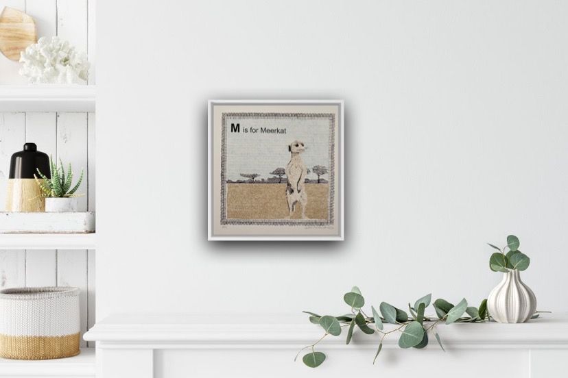 M is for Meerkat (small) by Clare Halifax - Secondary Image