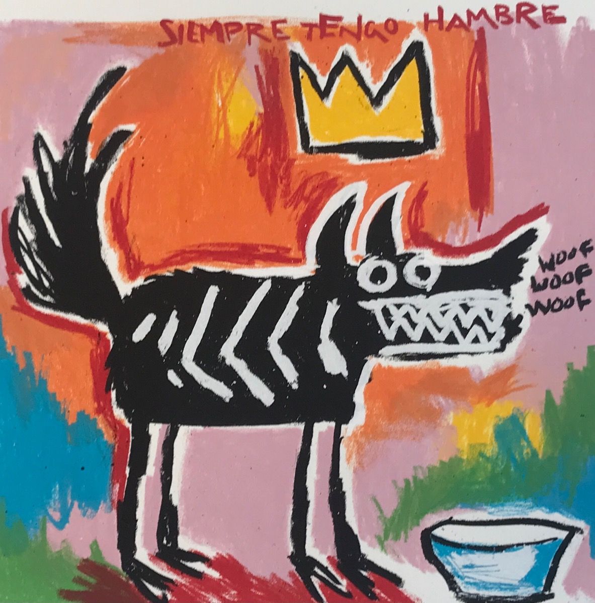 Basquiat’s dog by Mychael Barratt