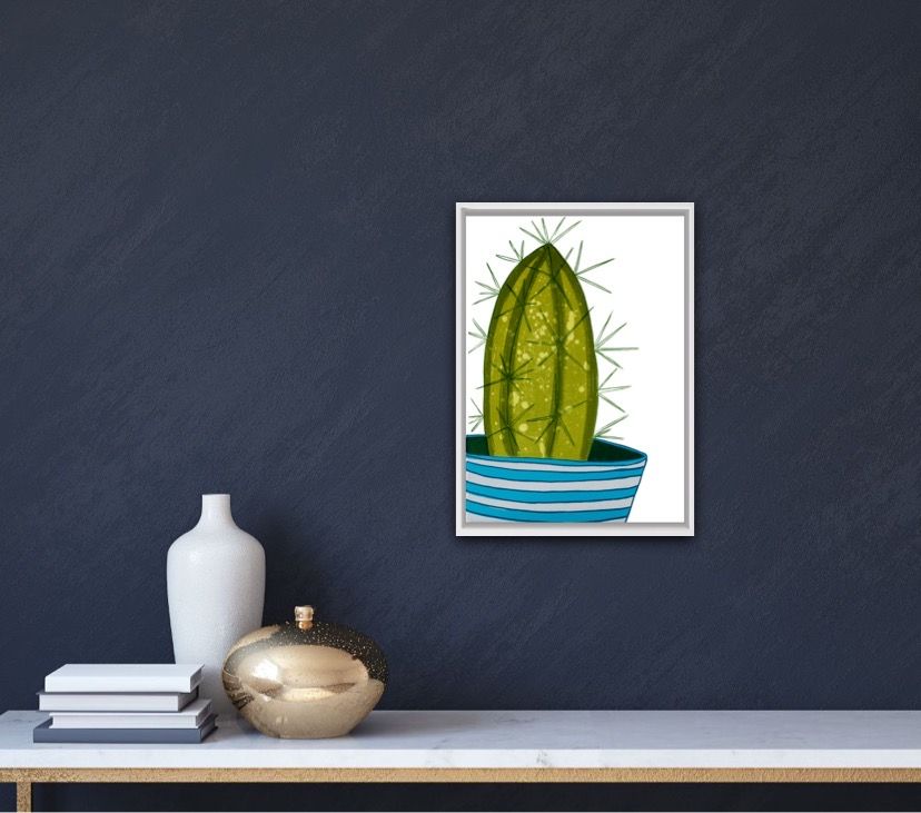 Cactus II - Screen Print by Kerry Day - Secondary Image